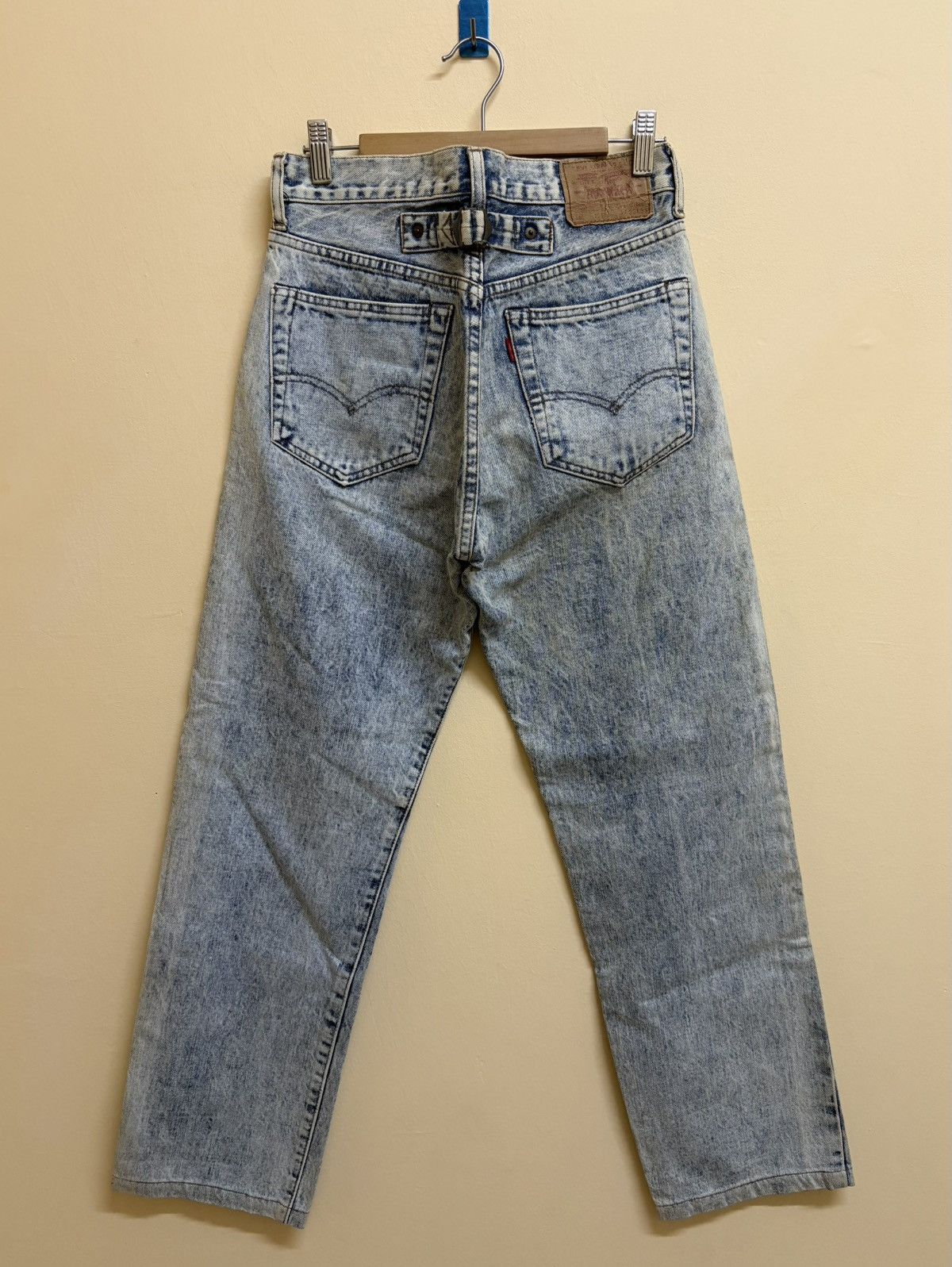Levi's Vintage 90s Levis 701 XX Big E Back Buckle Selvedge Jeans Size US 30 / EU 46 - 1 Thumbnail