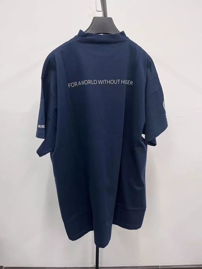 Balenciaga Balenciaga Crew Neck Pullover Short Sleeve T-Shirt Dark Bl Size US S / EU 44-46 / 1 - 4 Thumbnail