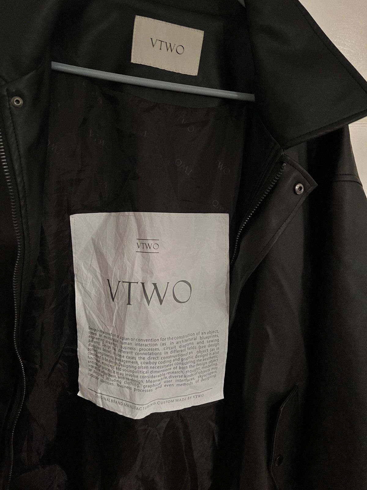 MUSINSA musinsa vtwo vegan leather jacket Size US L / EU 52-54 / 3 - 3 Thumbnail