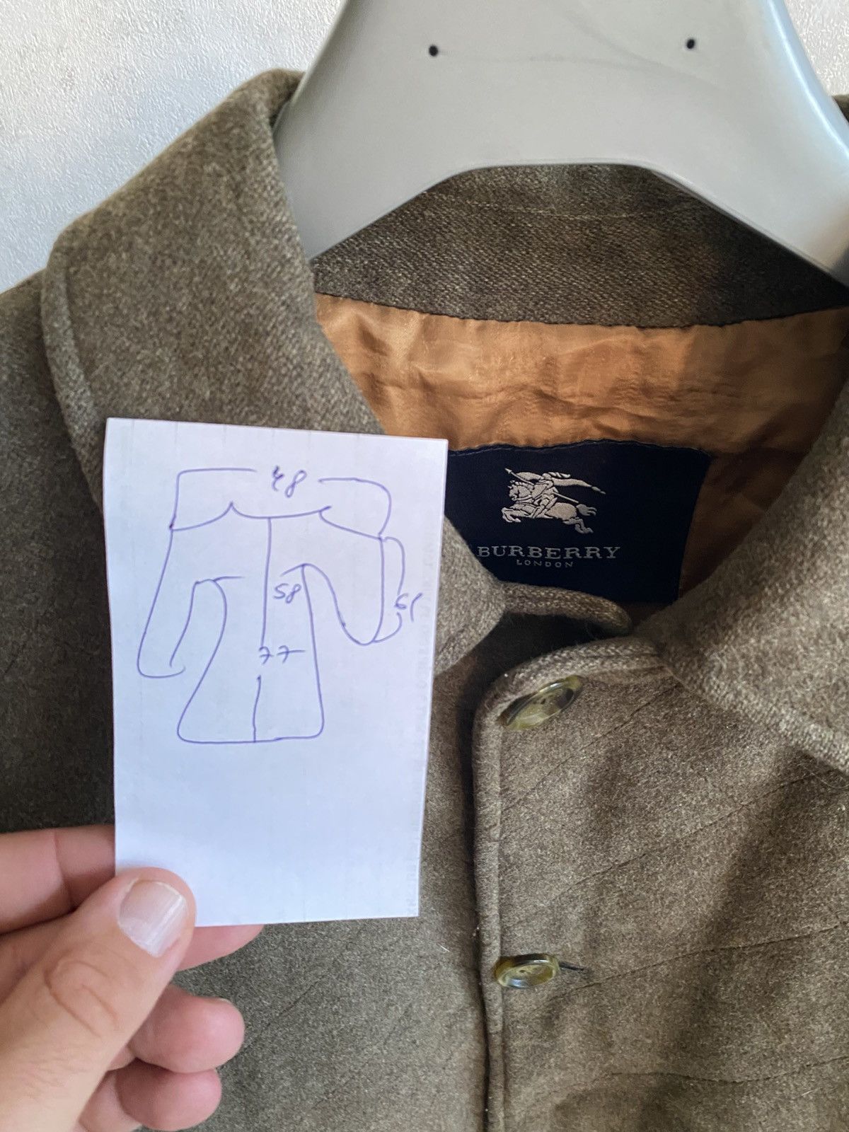 Burberry BURBERRY LONDON Overcoat Merino Wool Jacket Coat Men's Size US M / EU 48-50 / 2 - 9 Thumbnail