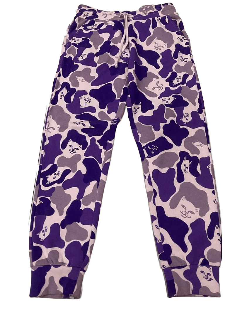 Ripndip purple camo pants store