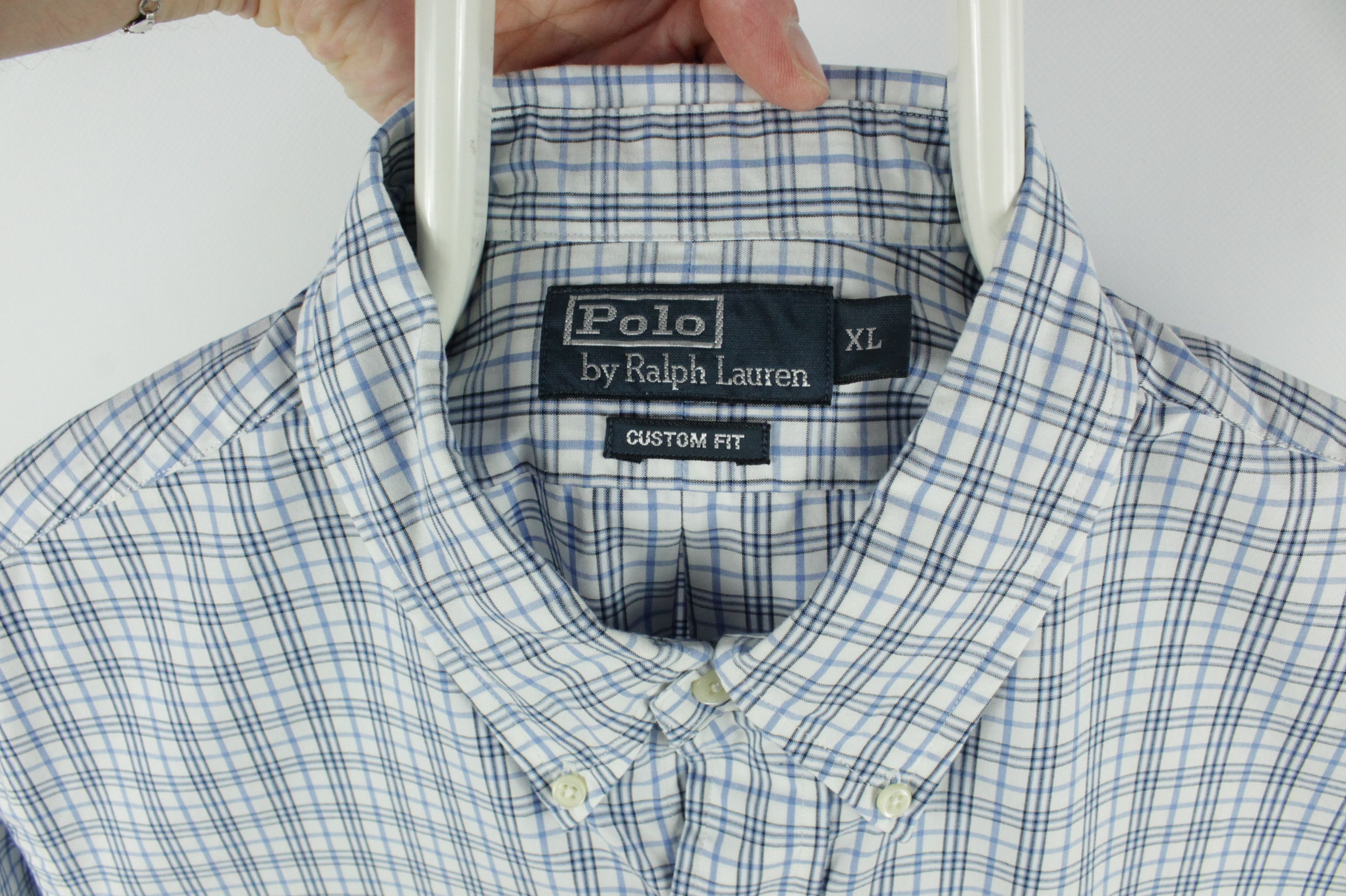Polo Ralph Lauren Vintage Polo Ralph Lauren Custom Fit S/S Plaid Shirt Men's Size US XL / EU 56 / 4 - 3 Thumbnail