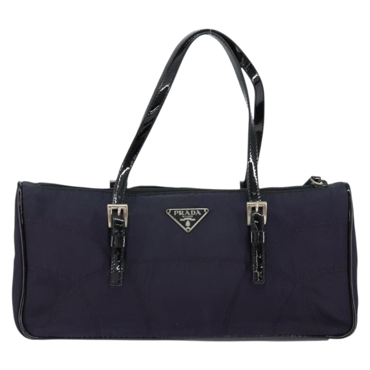 Prada Prada Baguette Shoulder Bag Quilted Tessuto with Leather Size ONE SIZE - 1 Thumbnail