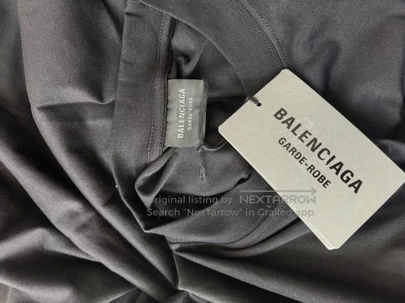 Balenciaga Balenciaga Letter Logo Geometric Pattern Print Round Neck Size XS / US 0-2 / IT 36-38 - 5 Thumbnail