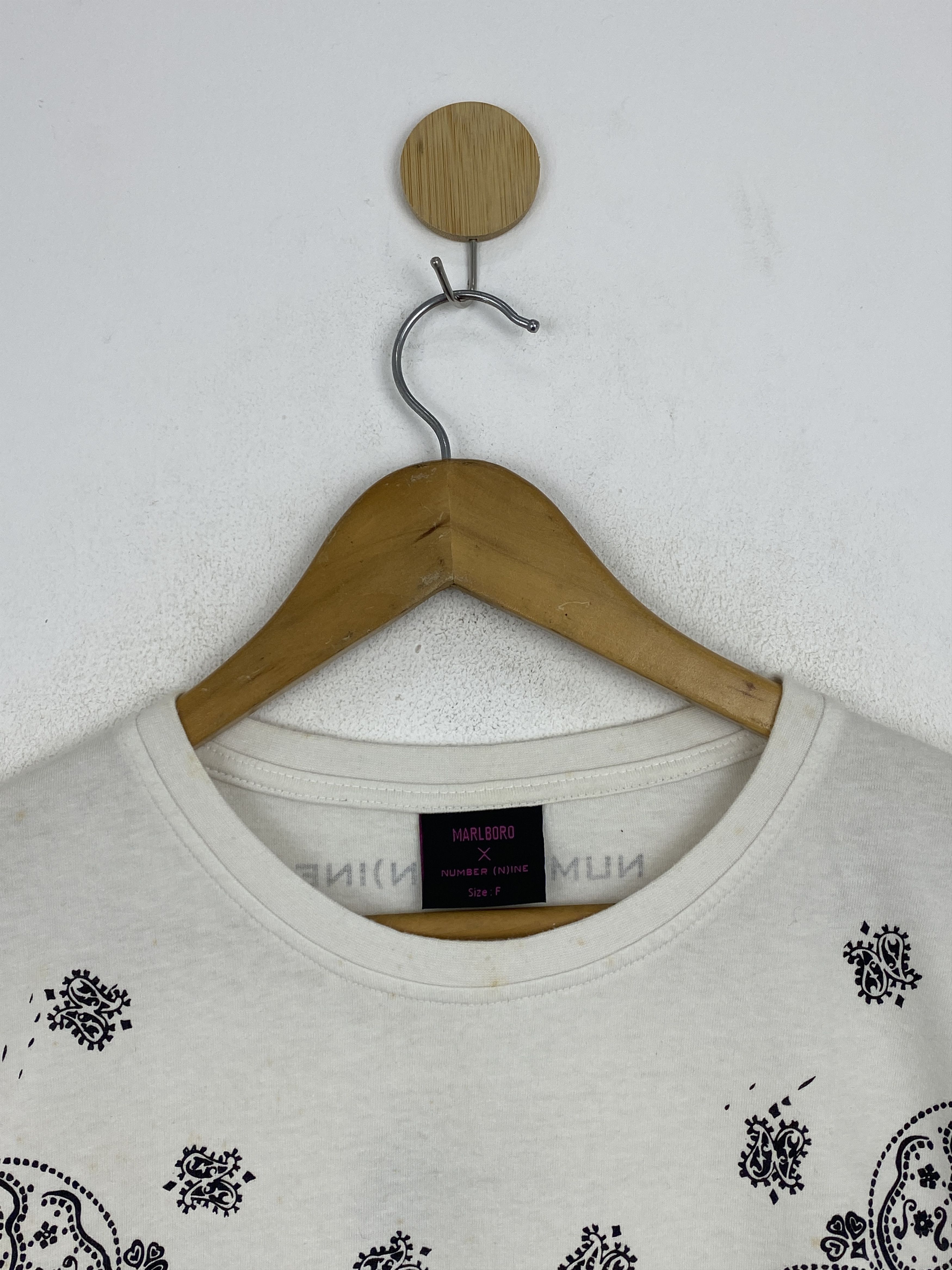 Number (N)ine Vintage Marlboro x Number Nine T Shirt TA0651 Size US M / EU 48-50 / 2 - 7 Thumbnail