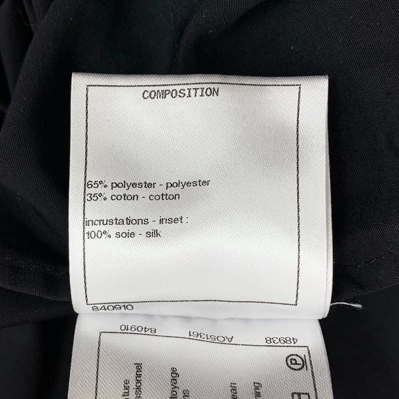 Chanel Chanel Black wood ear lace stitching cotton casual shorts Size 25" / US 0 / IT 36 - 7 Thumbnail