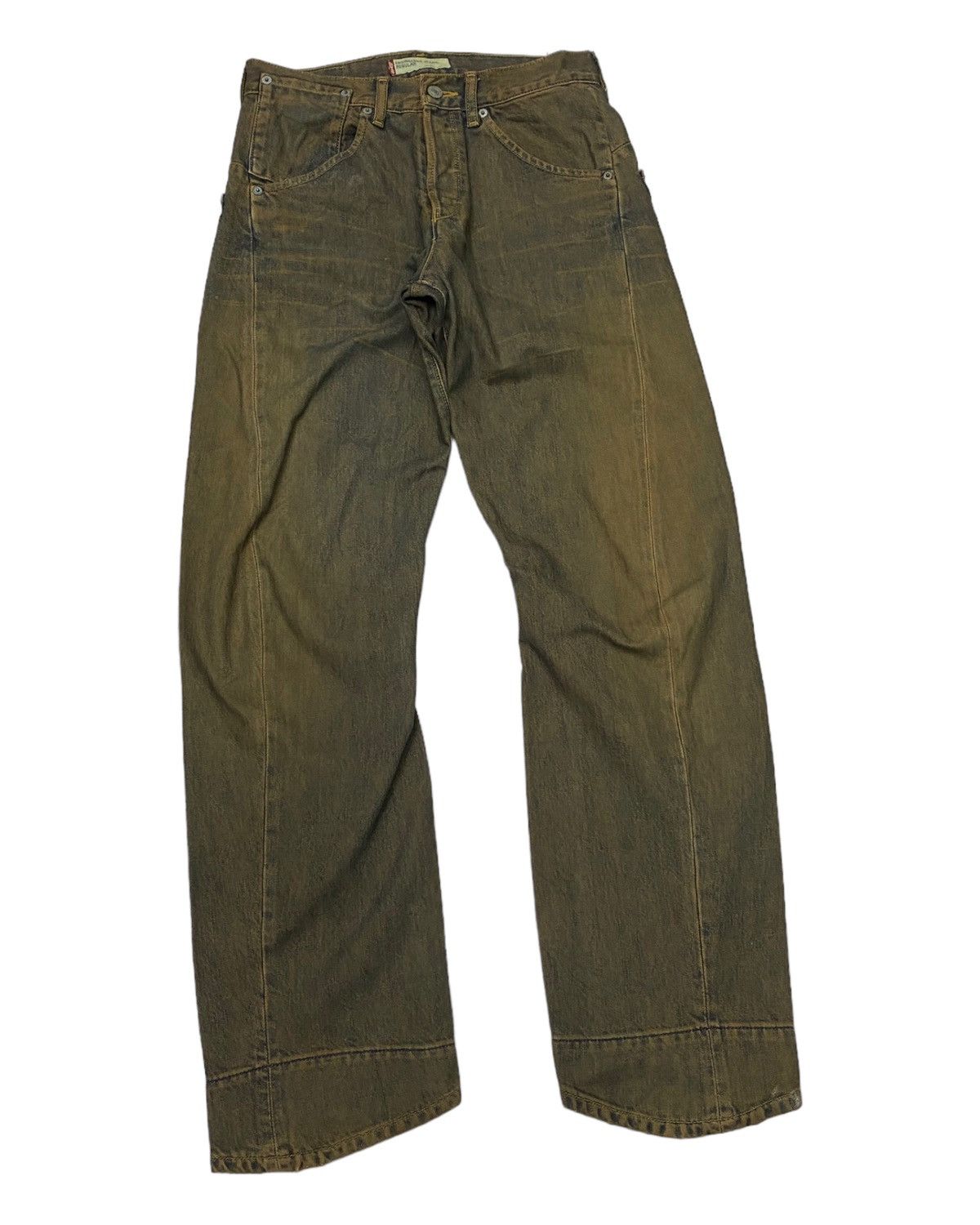 Engineered Garments × Levi's 🔥RUSTY LEVIS ENGINEERED BAGGY DISTRESS DENIM Size US 29 - 2 Thumbnail