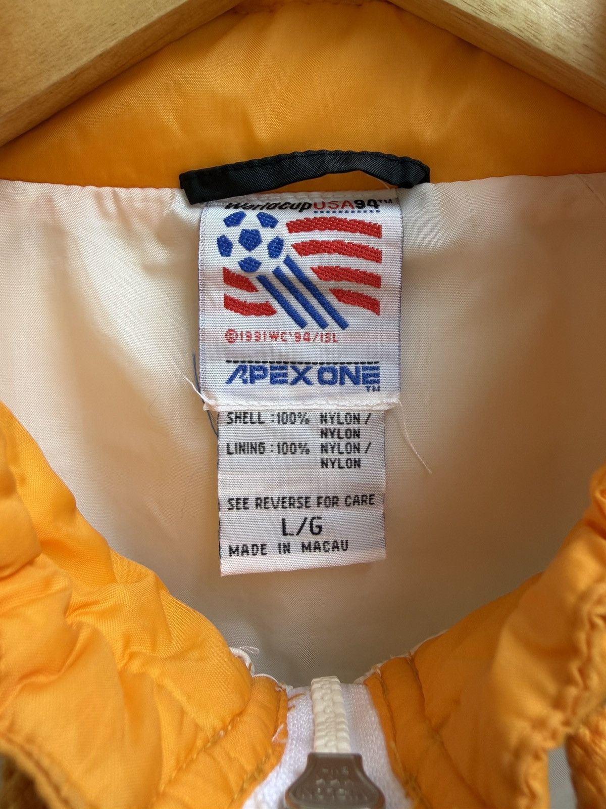 Apex Vintage Apex World Cup Germany 1994 Winbreaker Size US L / EU 52-54 / 3 - 8 Thumbnail