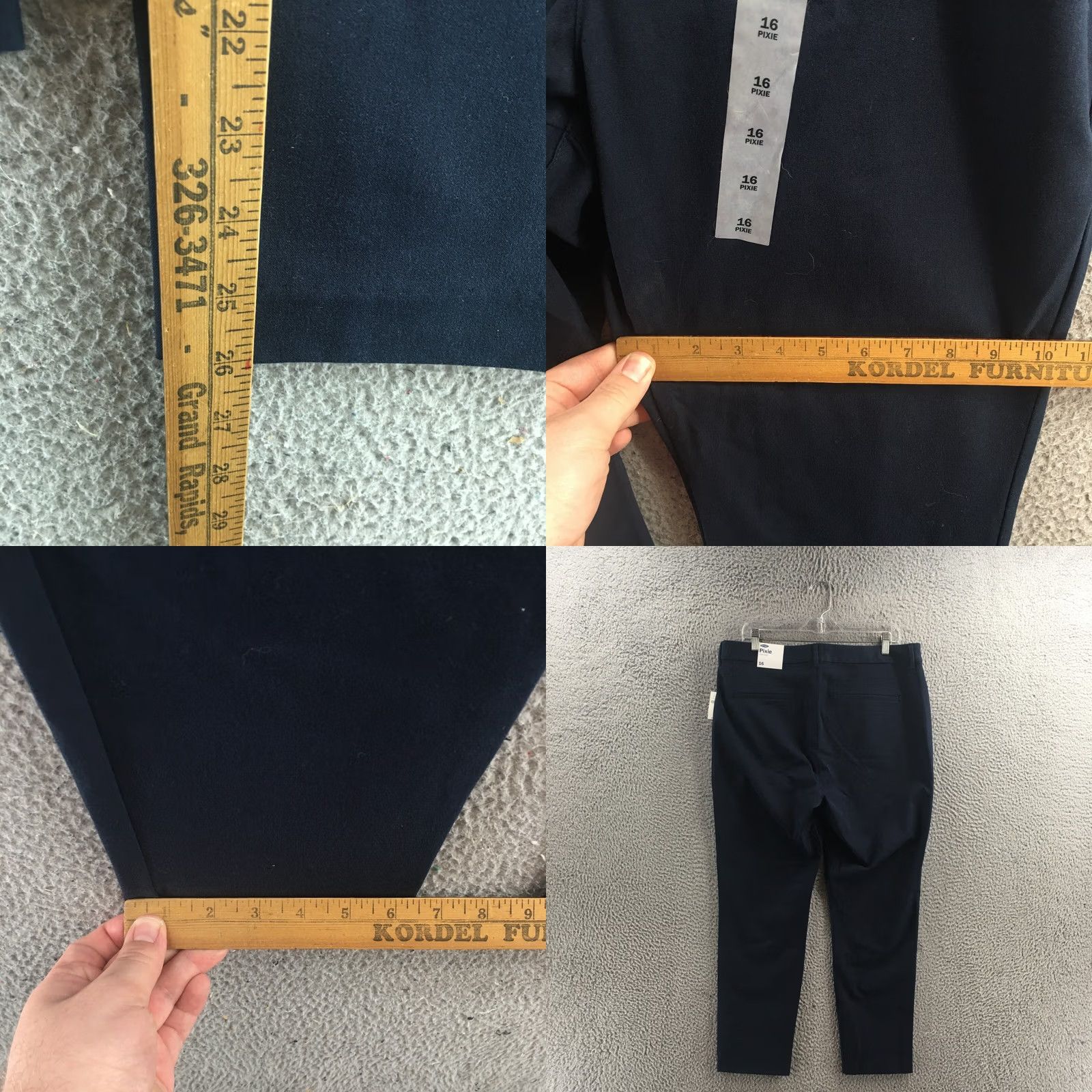 Old Navy Old Navy Dress Pants Womens 16 Blue High Rise Tapered Zip New Dress Pants Women 16 Blue High Rise Tapered Size 38" / US 16 / IT 52 - 8 Thumbnail