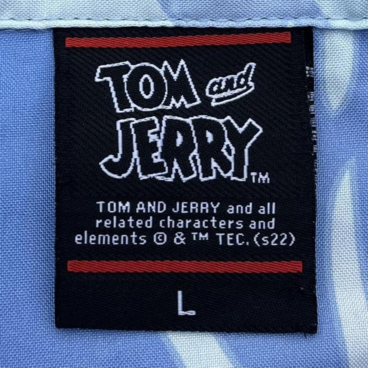 Vintage Vintage Y2K Tom and Jerry Cartoon Button Front Shirt Size US L / EU 52-54 / 3 - 5 Thumbnail