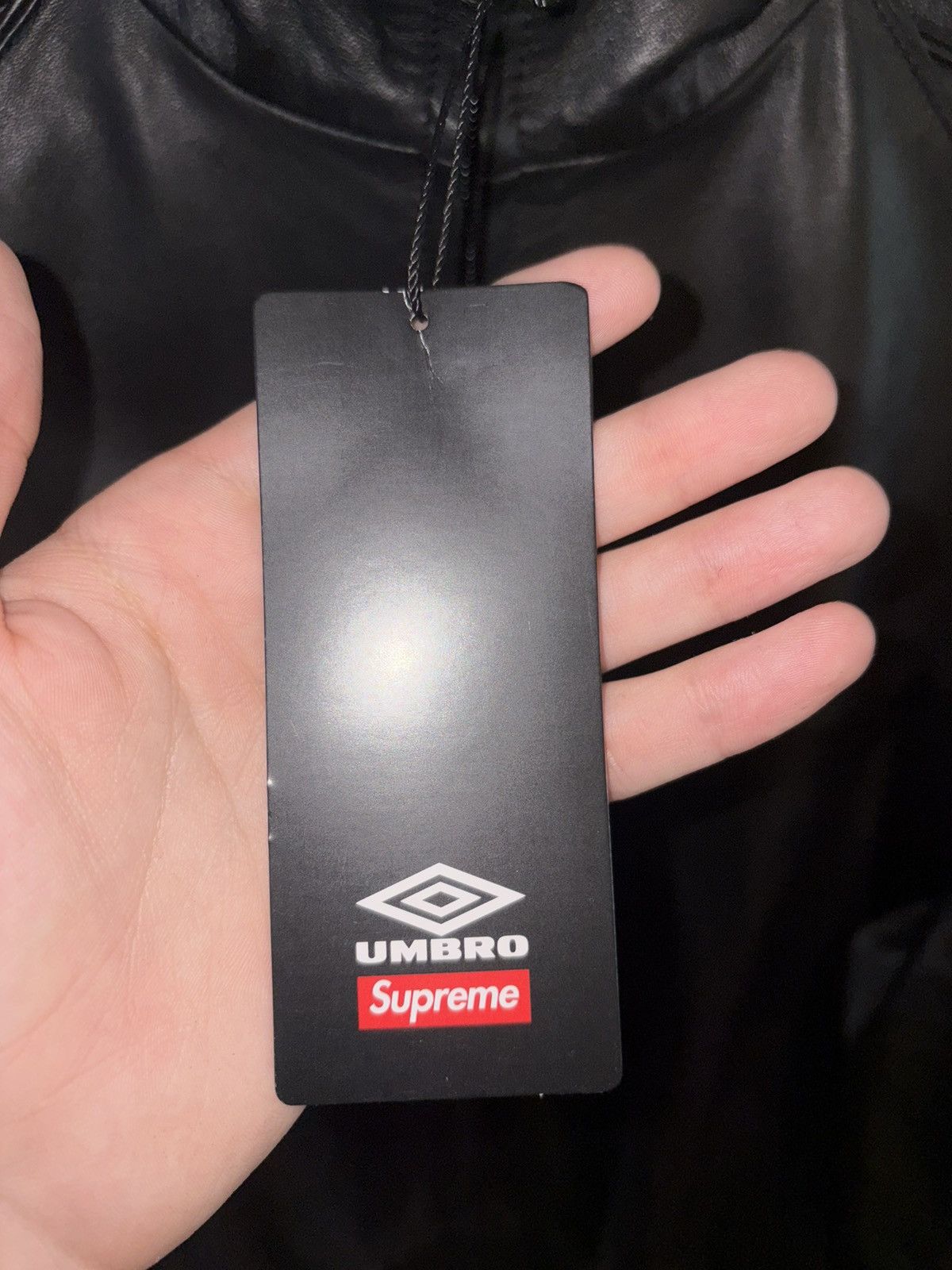 Supreme × Umbro Supreme Umbro Leather Track Jacket Size US M / EU 48-50 / 2 - 2 Thumbnail