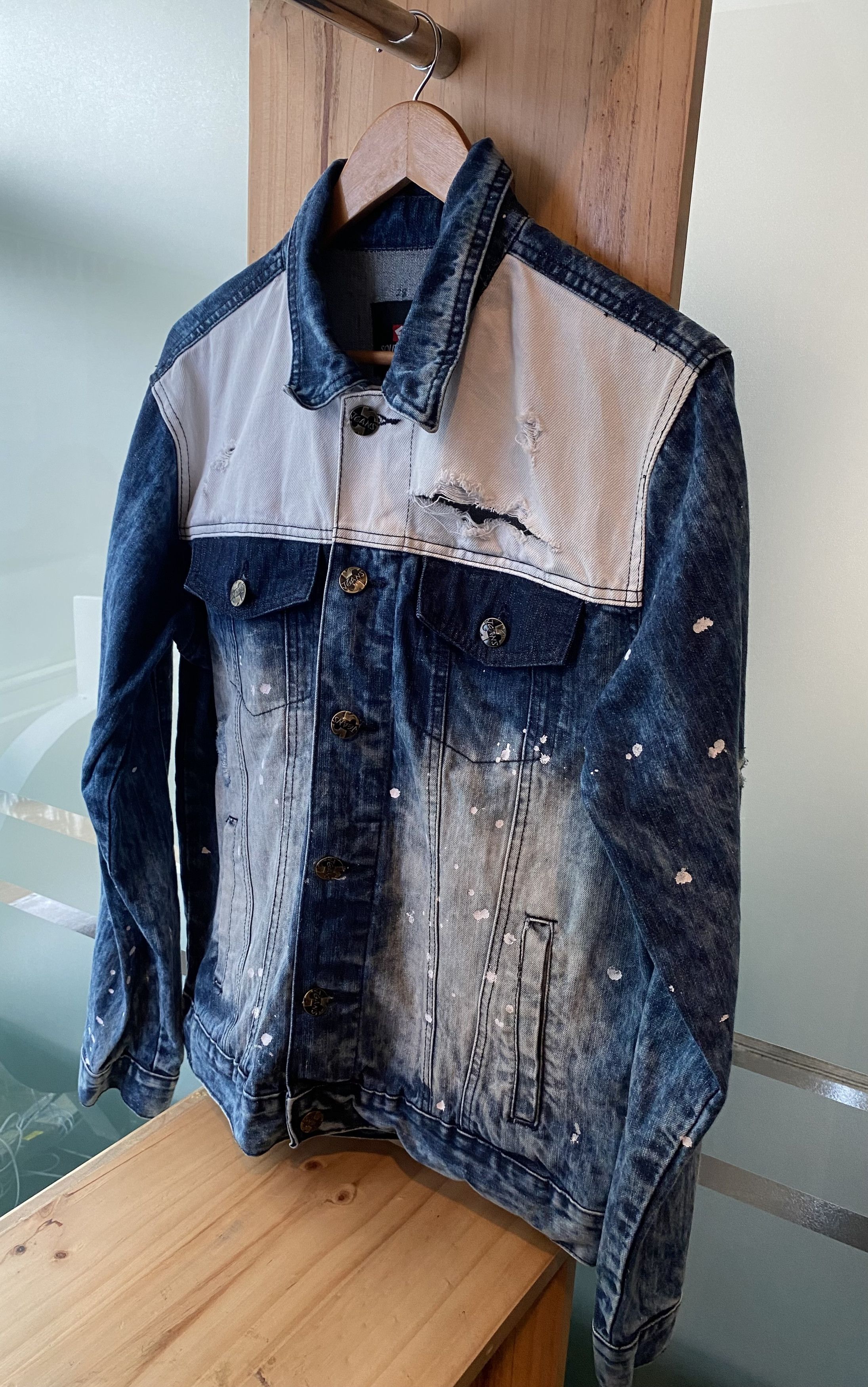 Southpole Southpole Painter Distressed Denim Jacket Size US S / EU 44-46 / 1 - 1 Thumbnail