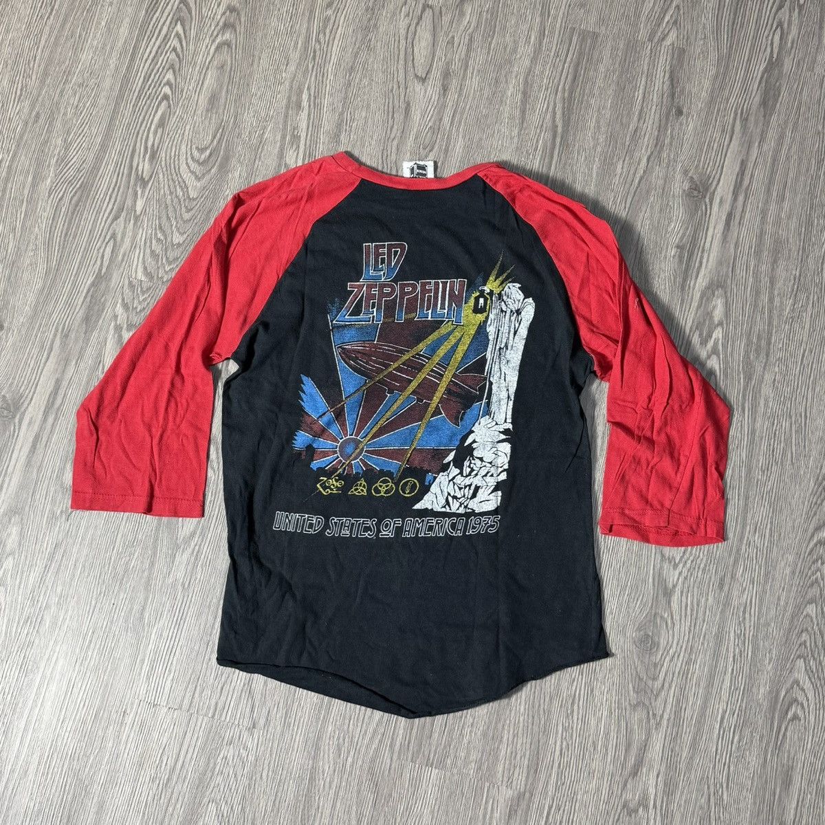 Led Zeppelin Led Zeppelin Raglan 2005 Size US S / EU 44-46 / 1 - 1 Thumbnail