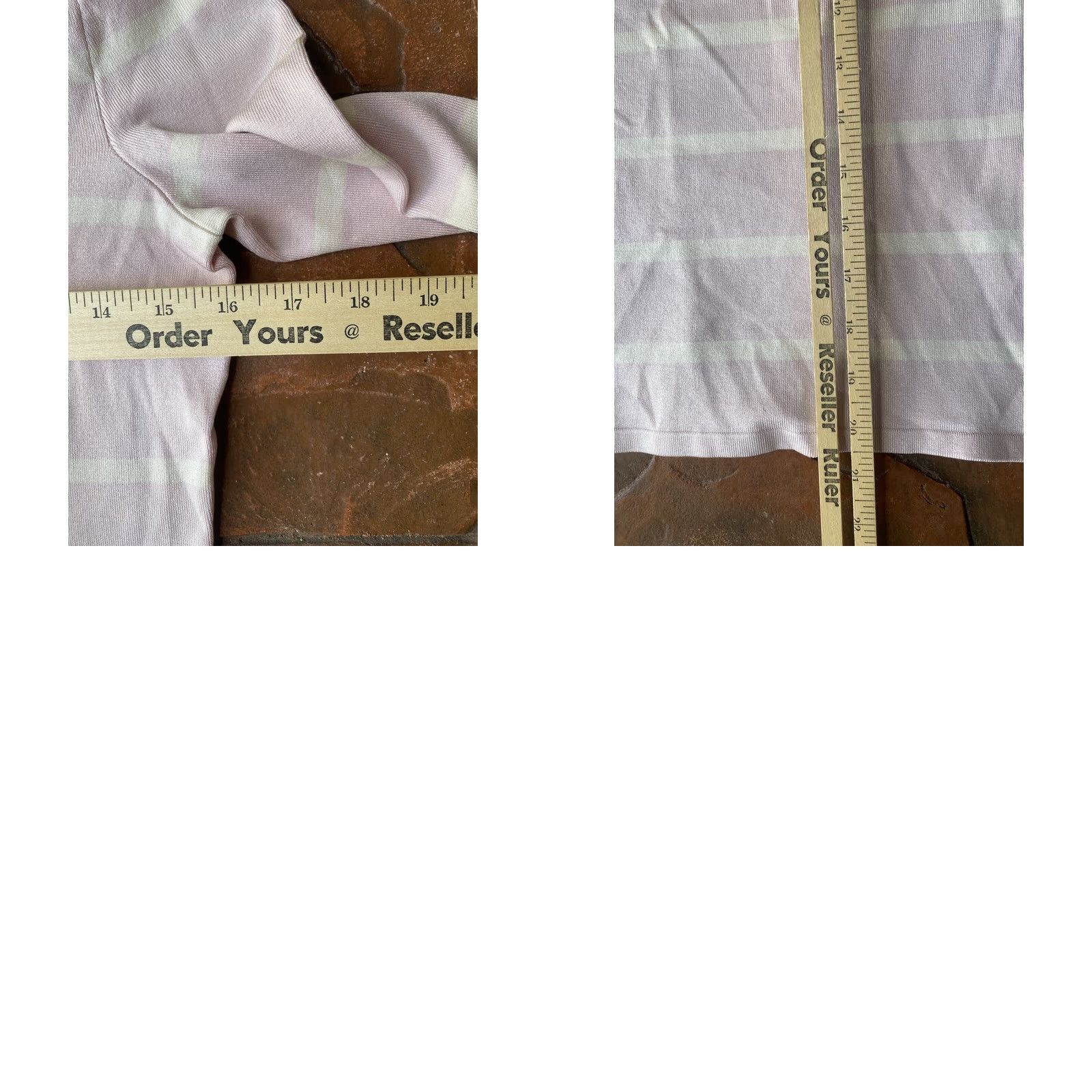 Ralph Lauren VINTAGE Ralph Lauren Black Label Striped Wide Neck Long Sleeve Shirt Women’s Medium Pink Size M / US 6-8 / IT 42-44 - 8 Thumbnail