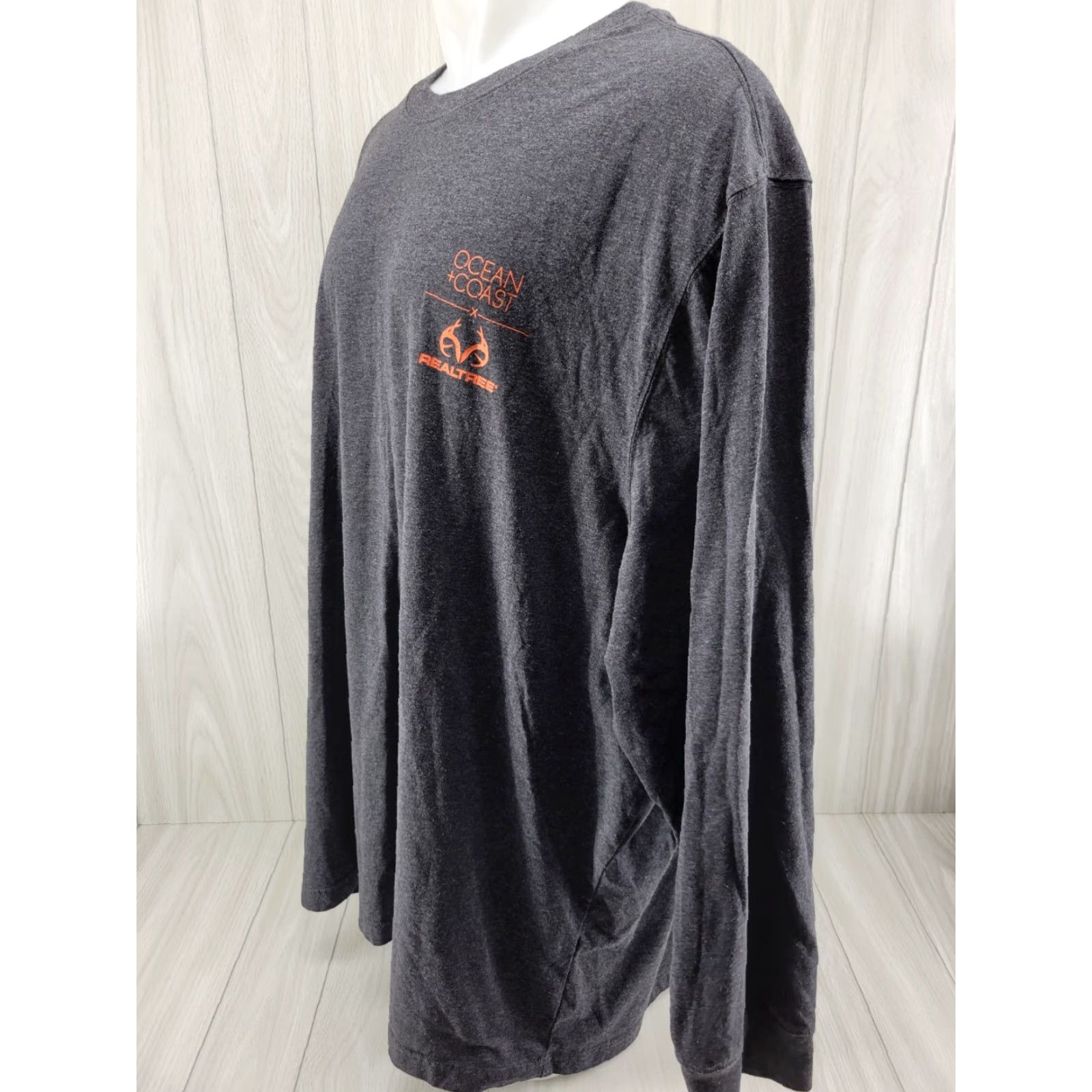 Vintage VINTAGE Ocean + Coast Realtree T-Shirt Mens XLT Long Sleeve Hunting Outdoor Size US XL / EU 56 / 4 - 3 Thumbnail