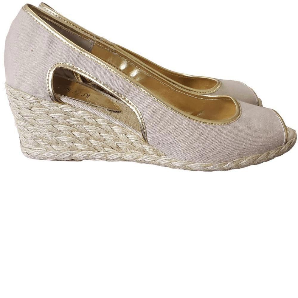 Lauren Ralph Lauren CT1607a Ralph Lauren Tan Wedge High Heel Shoe Size 9 Size US 9 / IT 39 - 3 Thumbnail