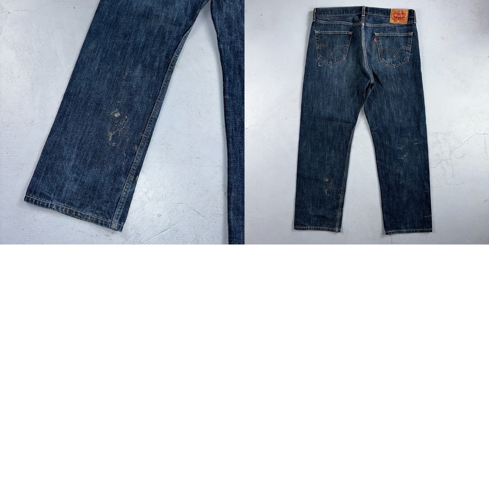 Levi's VINTAGE Levi's 501 Straight Jeans Blue 38x32 Regular Regular Men 90s Denim Levi's 501 Series 5-Pocket Design Wool? No. Size US 38 / EU 54 - 11 Thumbnail