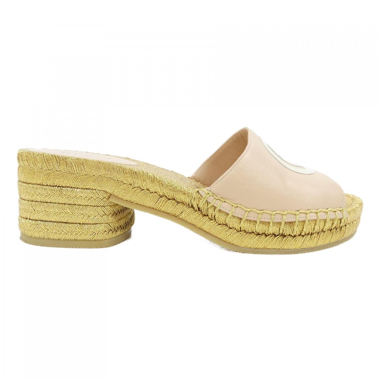 Gucci Gucci GG Marmont Sandals Leather Shoes 655820 DUTY FREE for USA