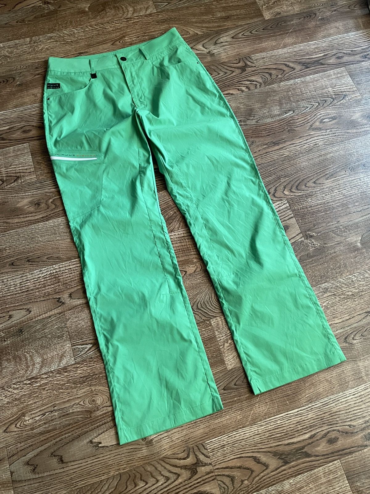 KJUS Kjus Chinos Green Pants Outdoor vintage Size US 33 - 1 Thumbnail