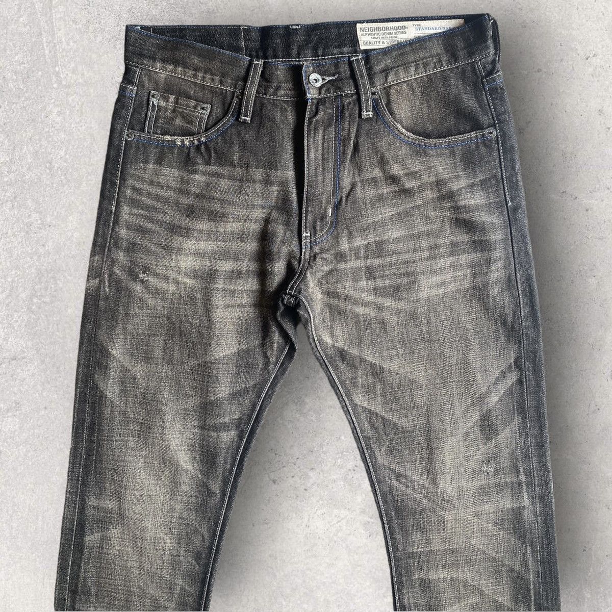 Neighborhood Fall12 standard narrow washed jeans Size US 32 / EU 48 - 4 Thumbnail