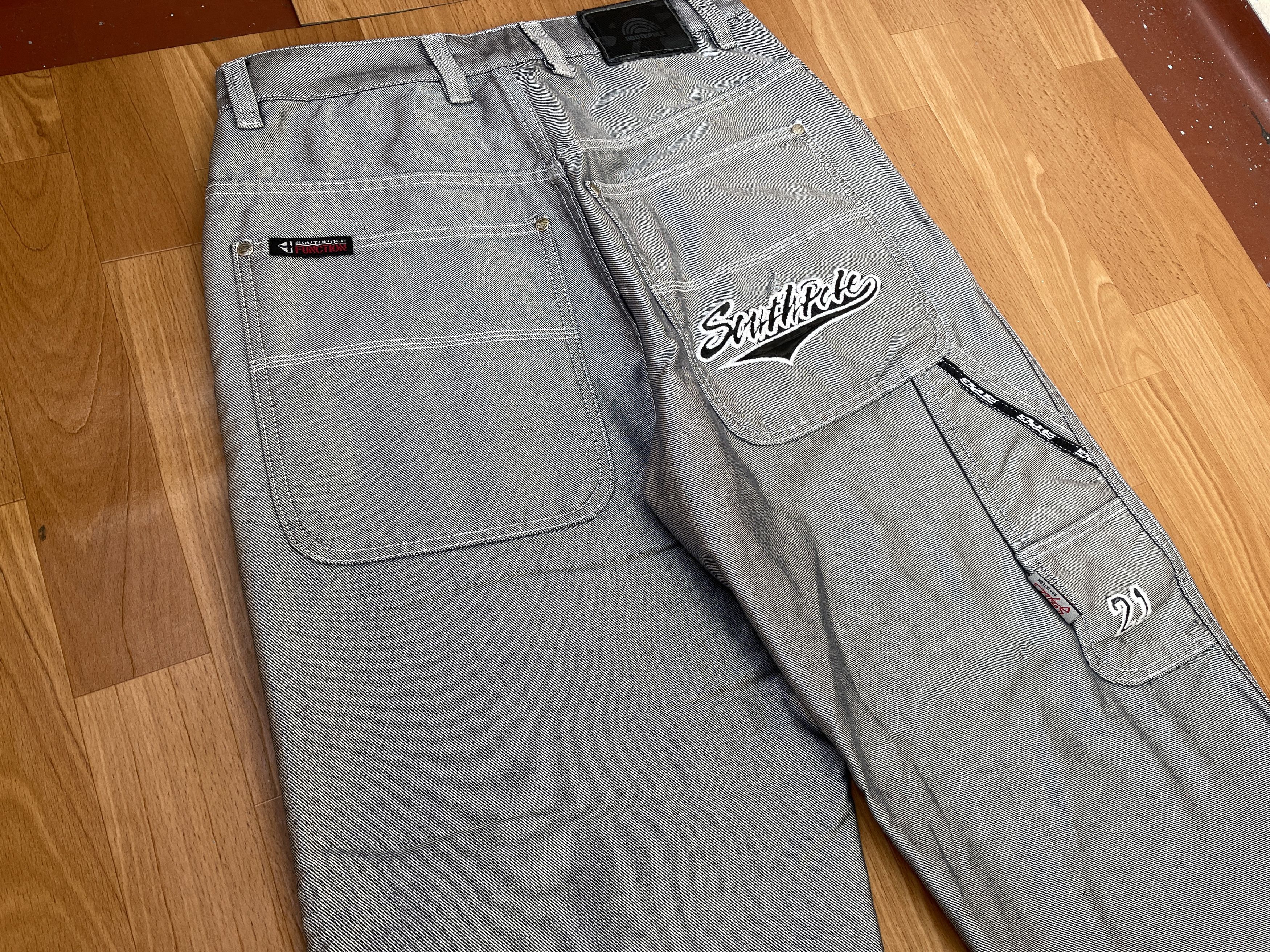 Southpole Southpole jeans, shiny gray silver vintage baggy, 90s Y2K 30 Size US 30 / EU 46 - 3 Thumbnail