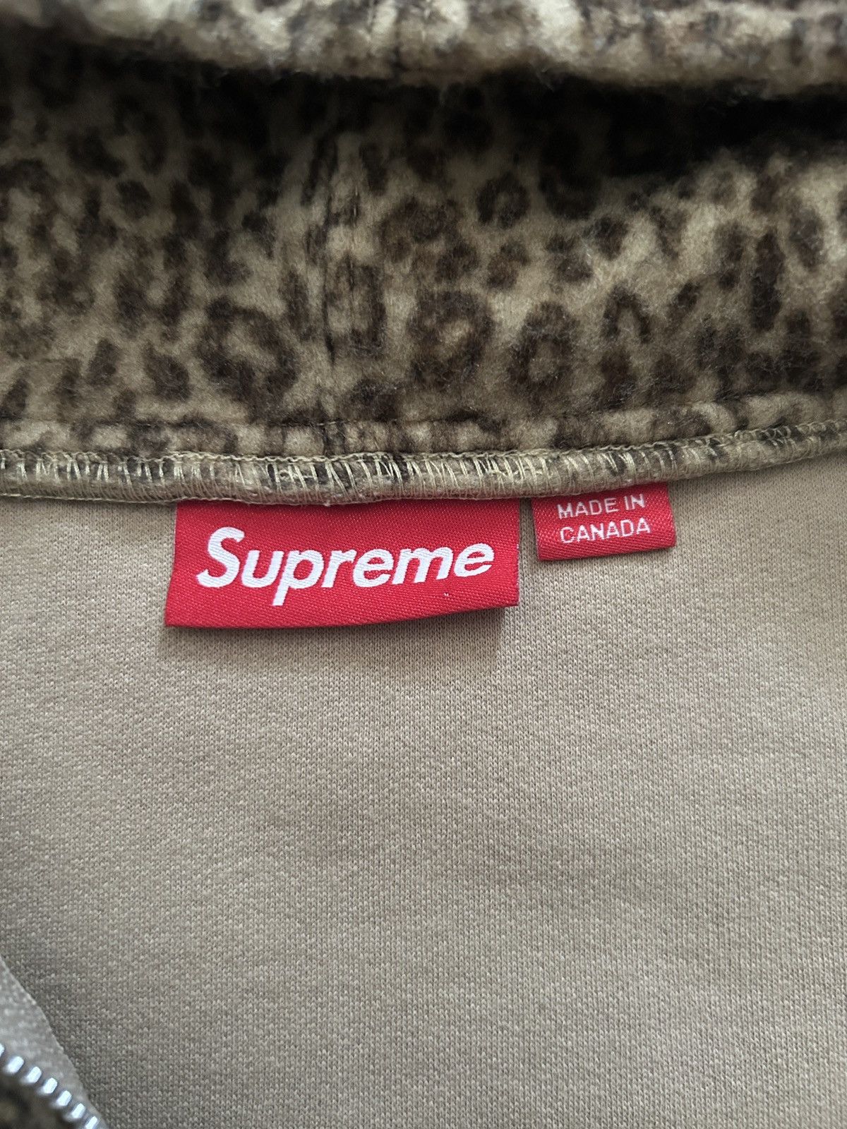 Supreme Supreme Wool Cheetah Zip Up Size US M / EU 48-50 / 2 - 3 Thumbnail