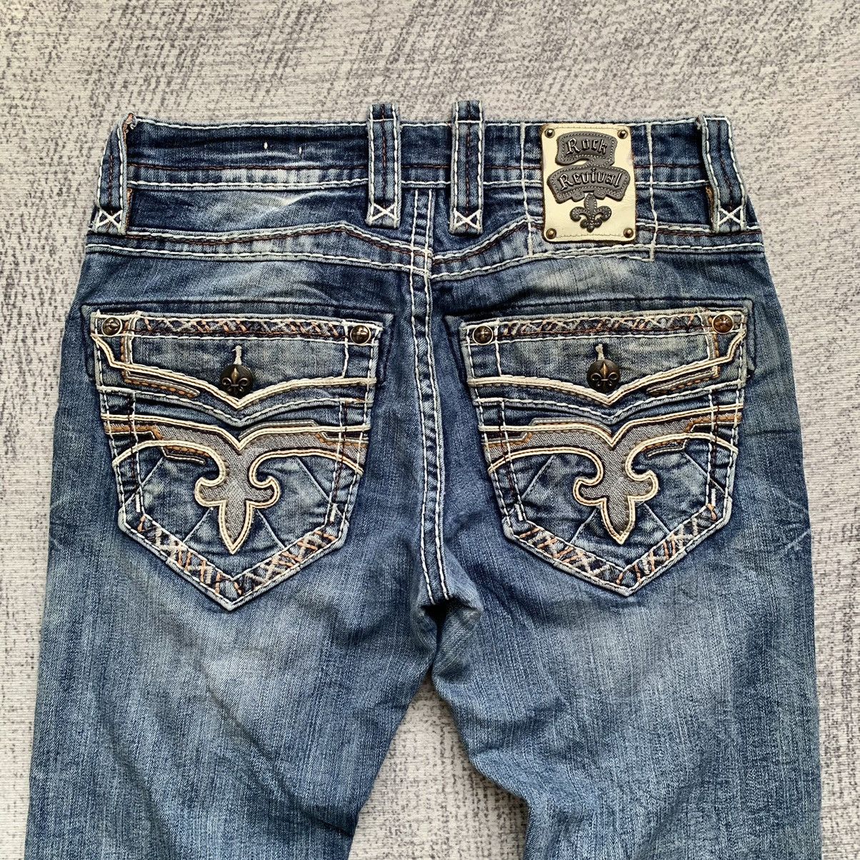 Japanese Brand Vintage Rock Revival Punk Triple Stitch Size US 33 - 9 Thumbnail