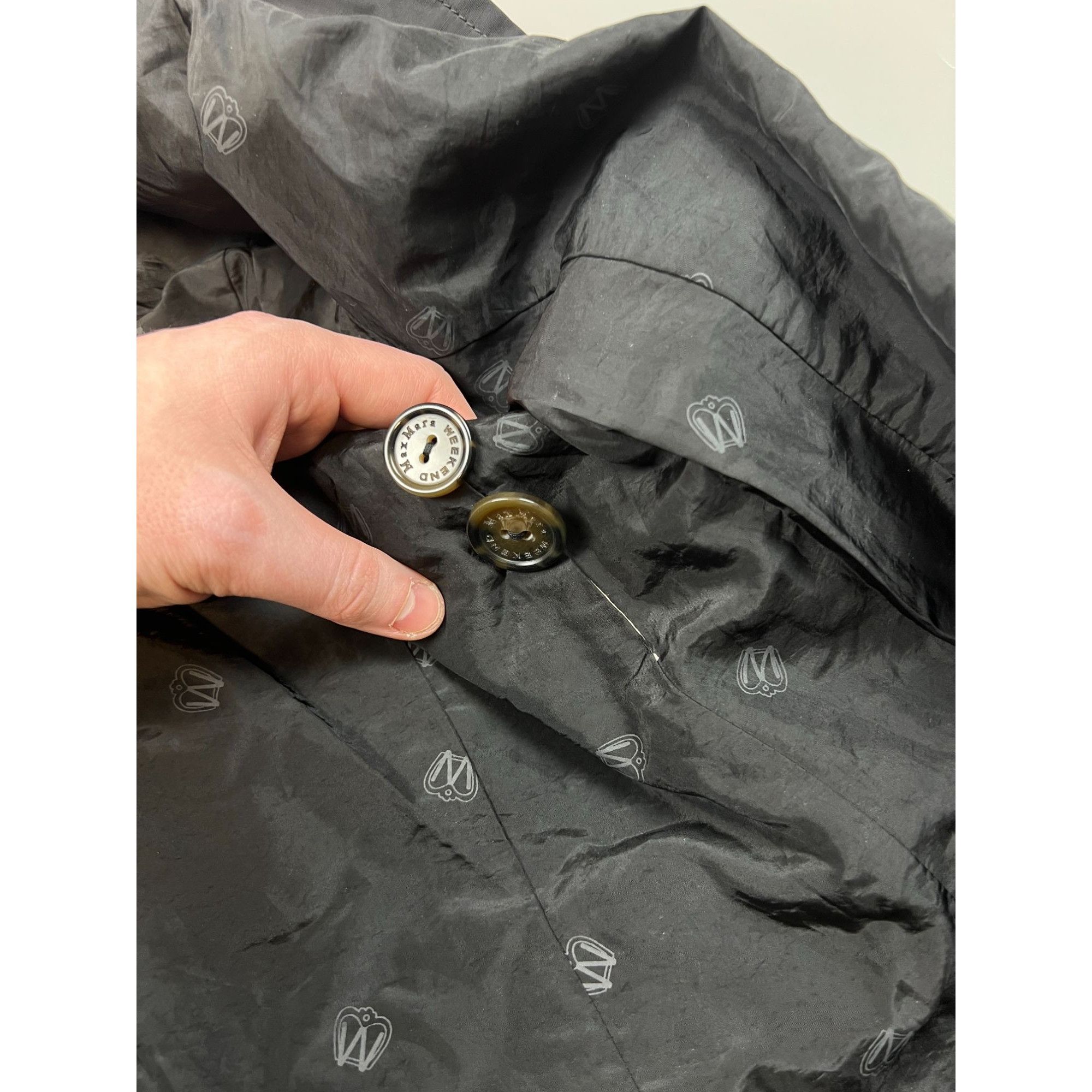 Weekend Max Mara Weekend Max Mara Single Breasted Trench Coat (Y0702) Size L / US 10 / IT 46 - 7 Thumbnail