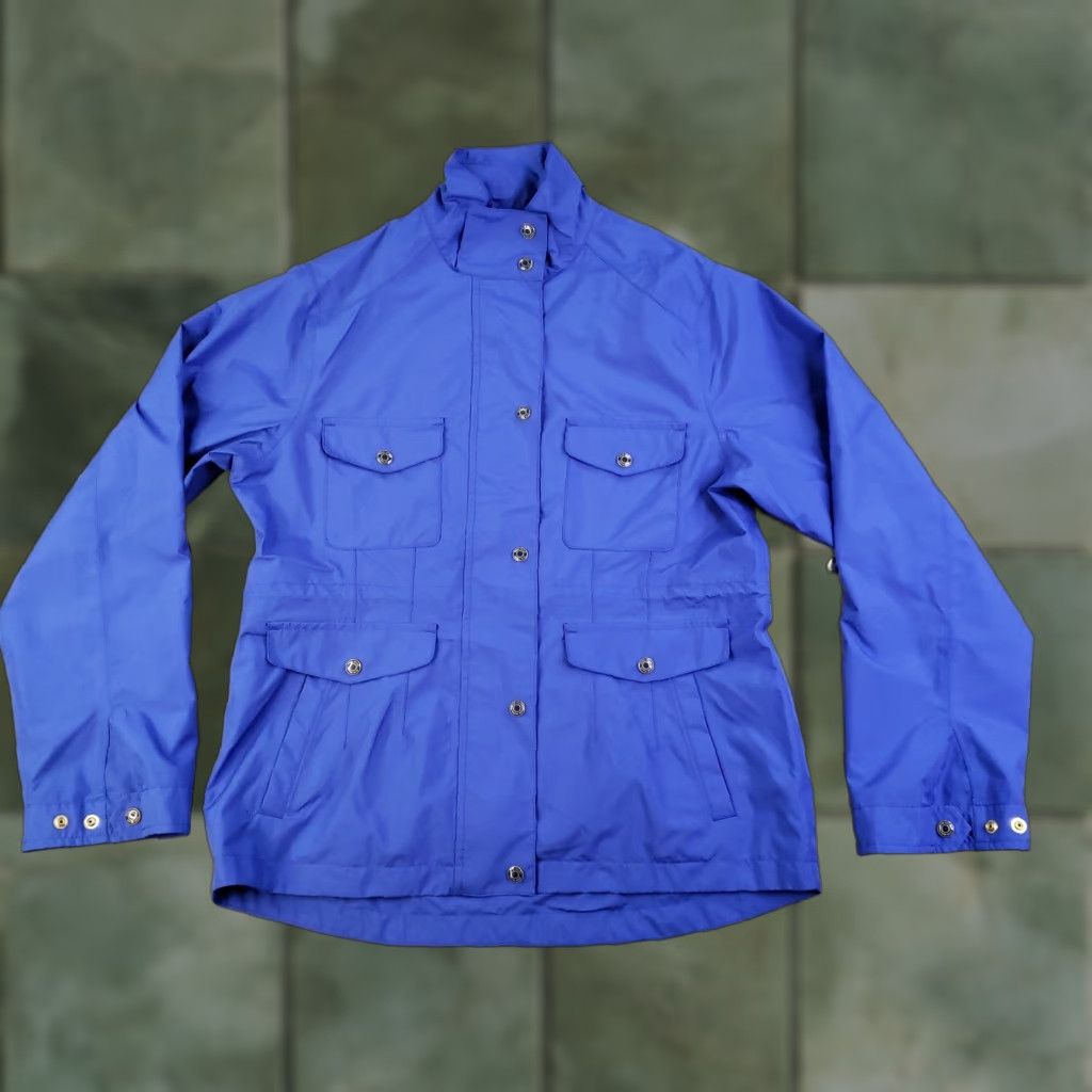 Peter Millar Peter Millar Jacket Womens Medium Blue Element 4 Water Raincoat Lined Golf Size M / US 6-8 / IT 42-44 - 1 Thumbnail