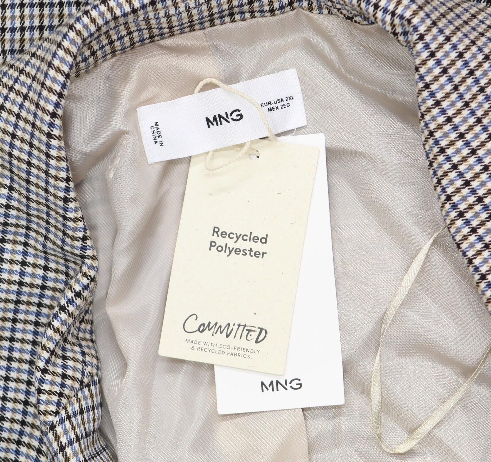 Mango Nwt Mango Blazer Coat Jacket Charlotte Brown Multi 2xl Size XXL / US 16-18 / IT 52-54 - 3 Thumbnail