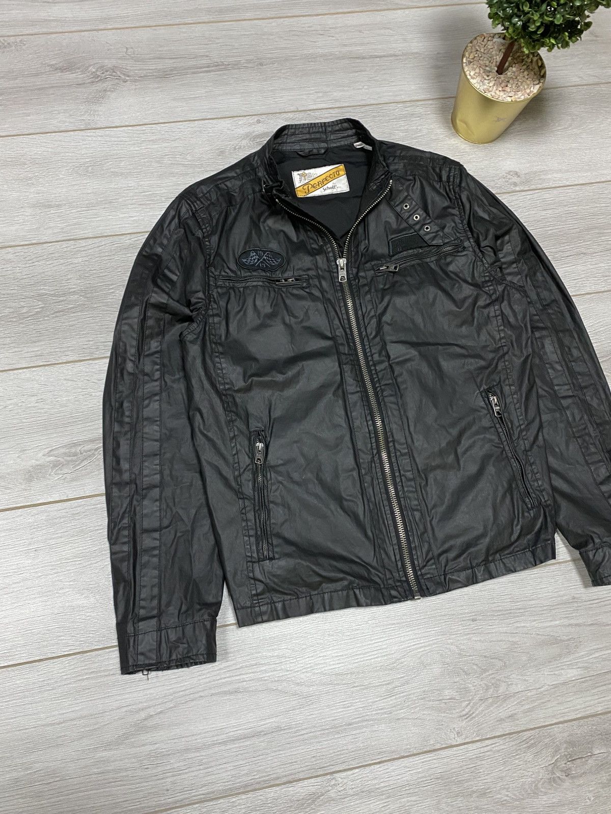 Schott Schott Perfecto USA vintage jacket 90s Size US XL / EU 56 / 4 - 2 Thumbnail