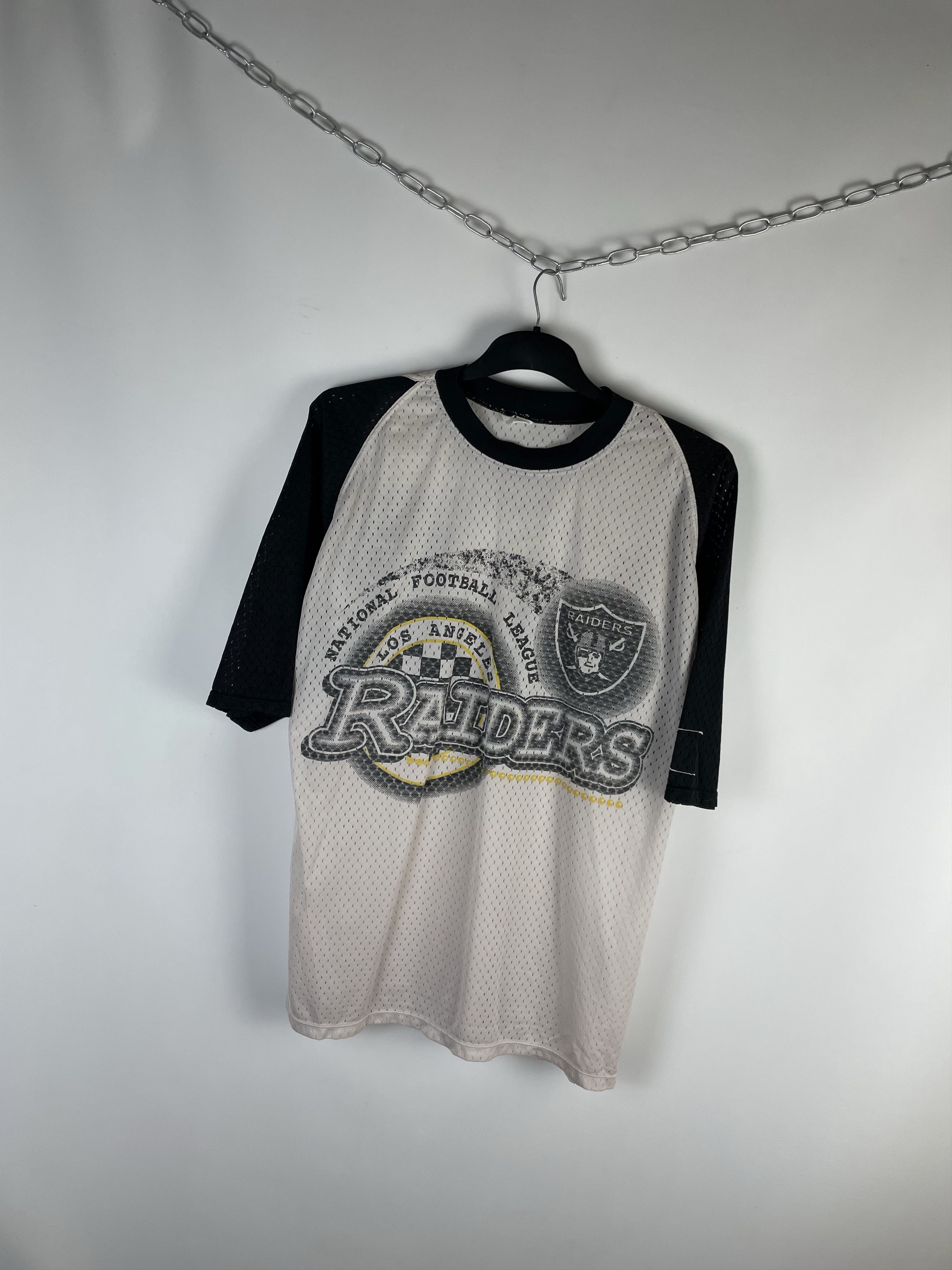 NFL Vintage 90s Los Angeles Raiders Football Jersey T-Shirt Size US XL / EU 56 / 4 - 2 Thumbnail