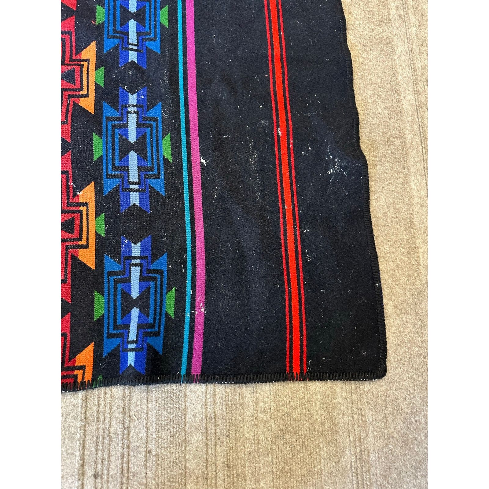 Pendleton Vintage Pendleton Beaver State Wool Aztec Blanket 34x63” Size ONE SIZE - 3 Thumbnail
