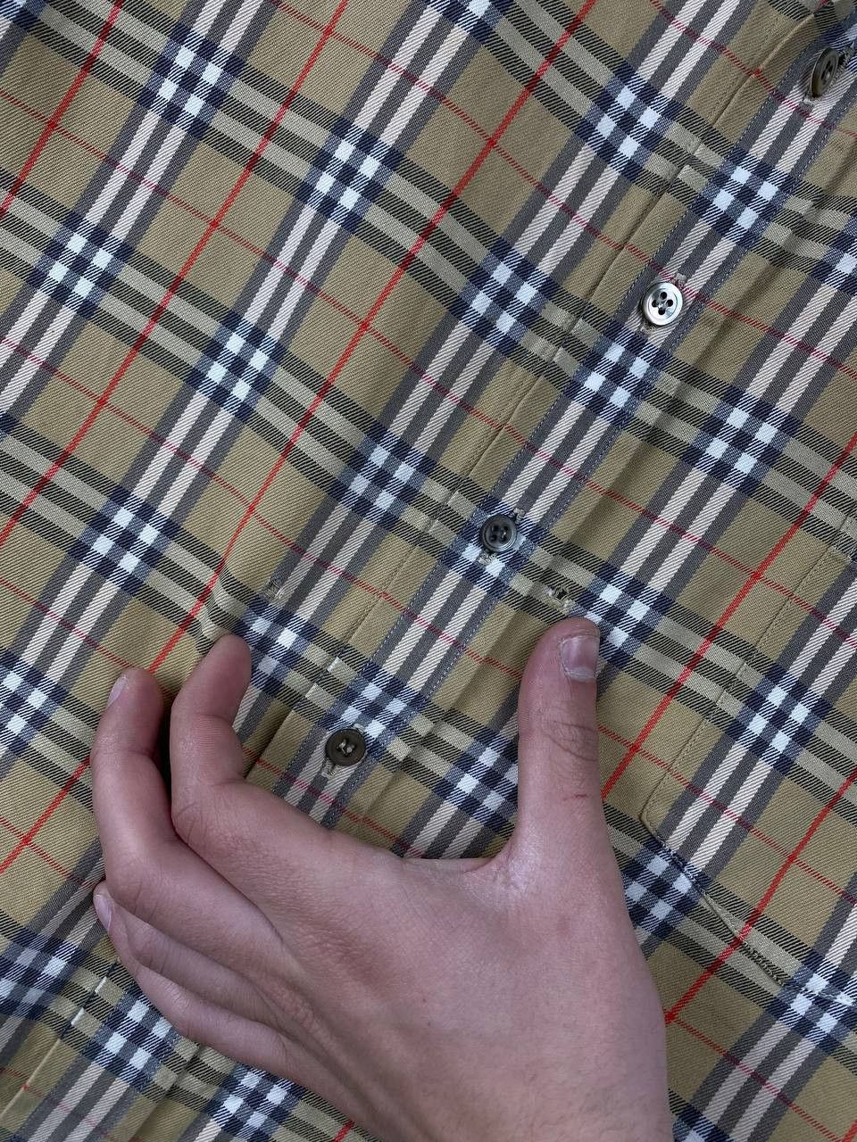 Burberry Burberrys Vintage Nova Check Shirt Buttons Long Sleeve Men Size US L / EU 52-54 / 3 - 3 Thumbnail