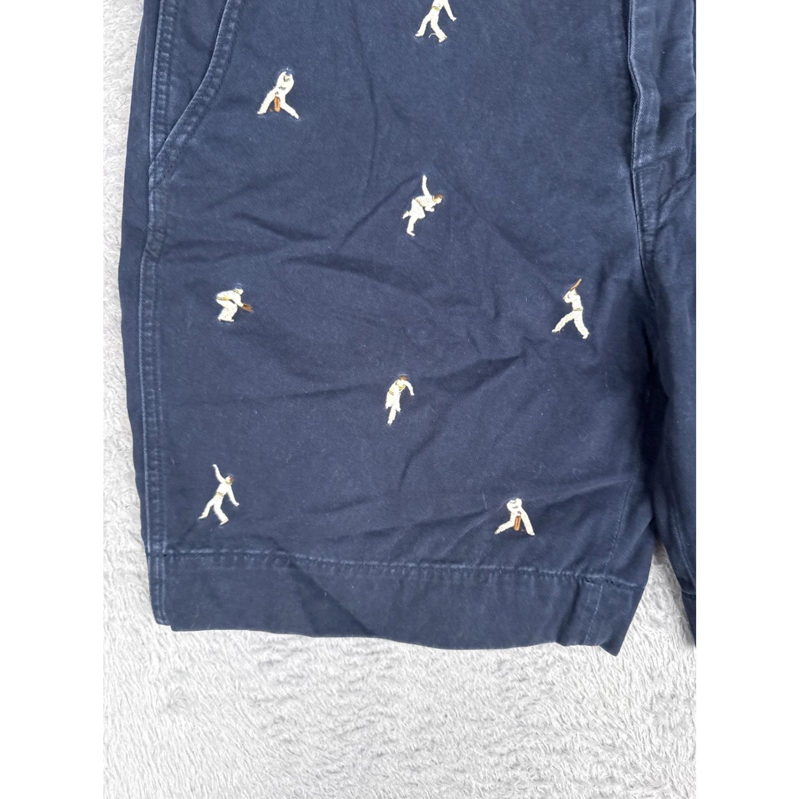 Polo Ralph Lauren Polo Ralph Lauren Shorts Mens 40 Blue Chino Cricket Player Embroidered Casual Size US L / EU 52-54 / 3 - 4 Thumbnail