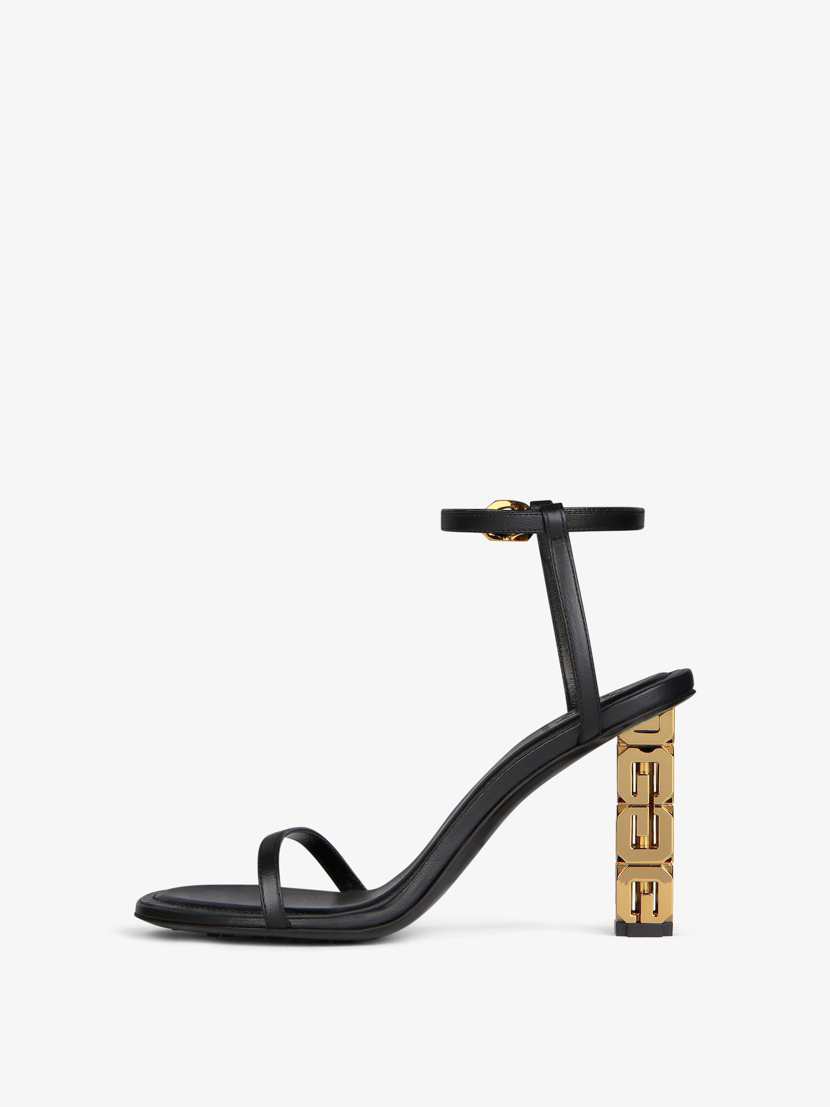 o1srvl11e0525 G Cube Sandals in Black