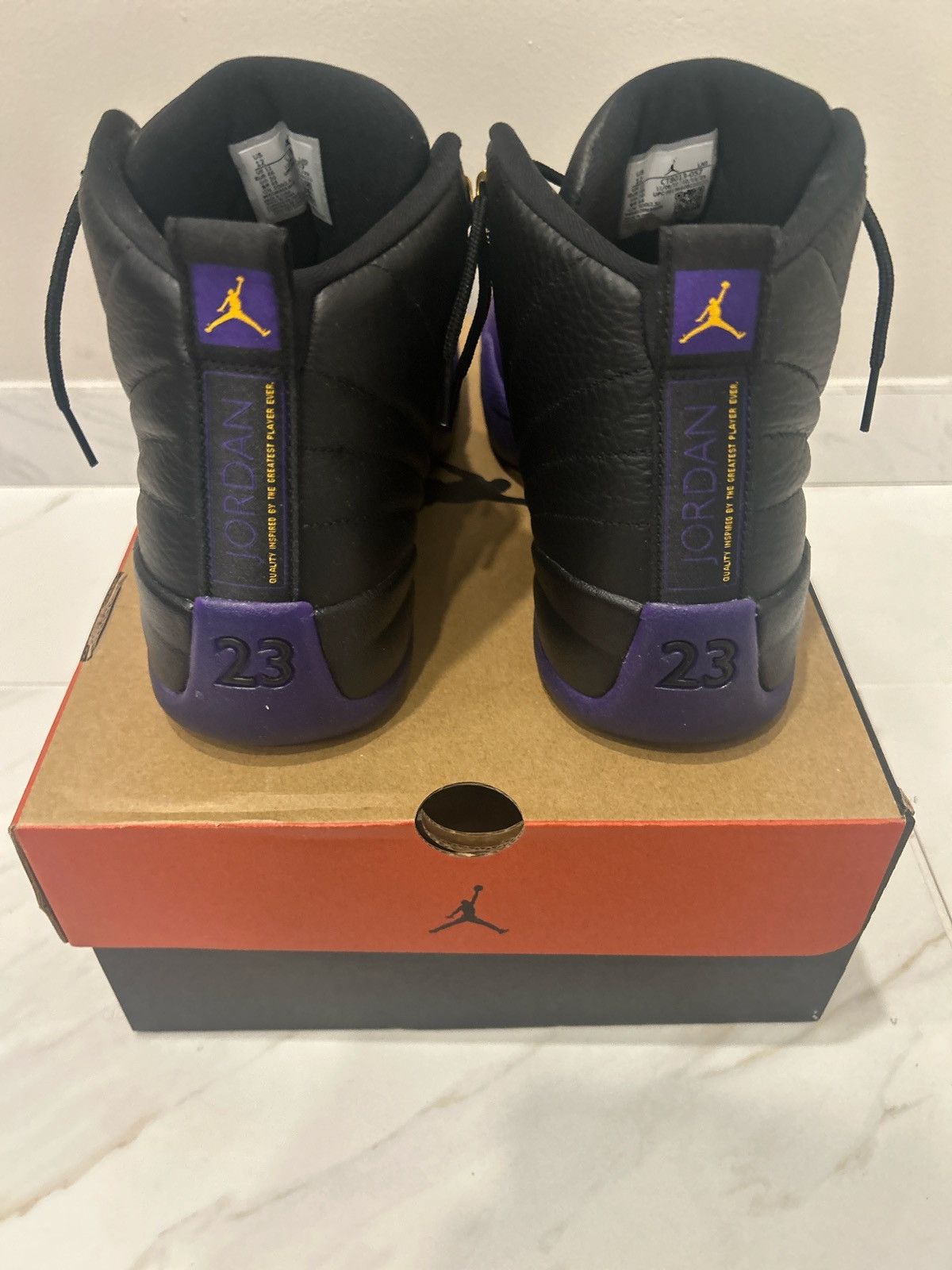 Jordan Brand Air Jordan 12 "Field Purple" Size US 12 / EU 45 - 5 Thumbnail