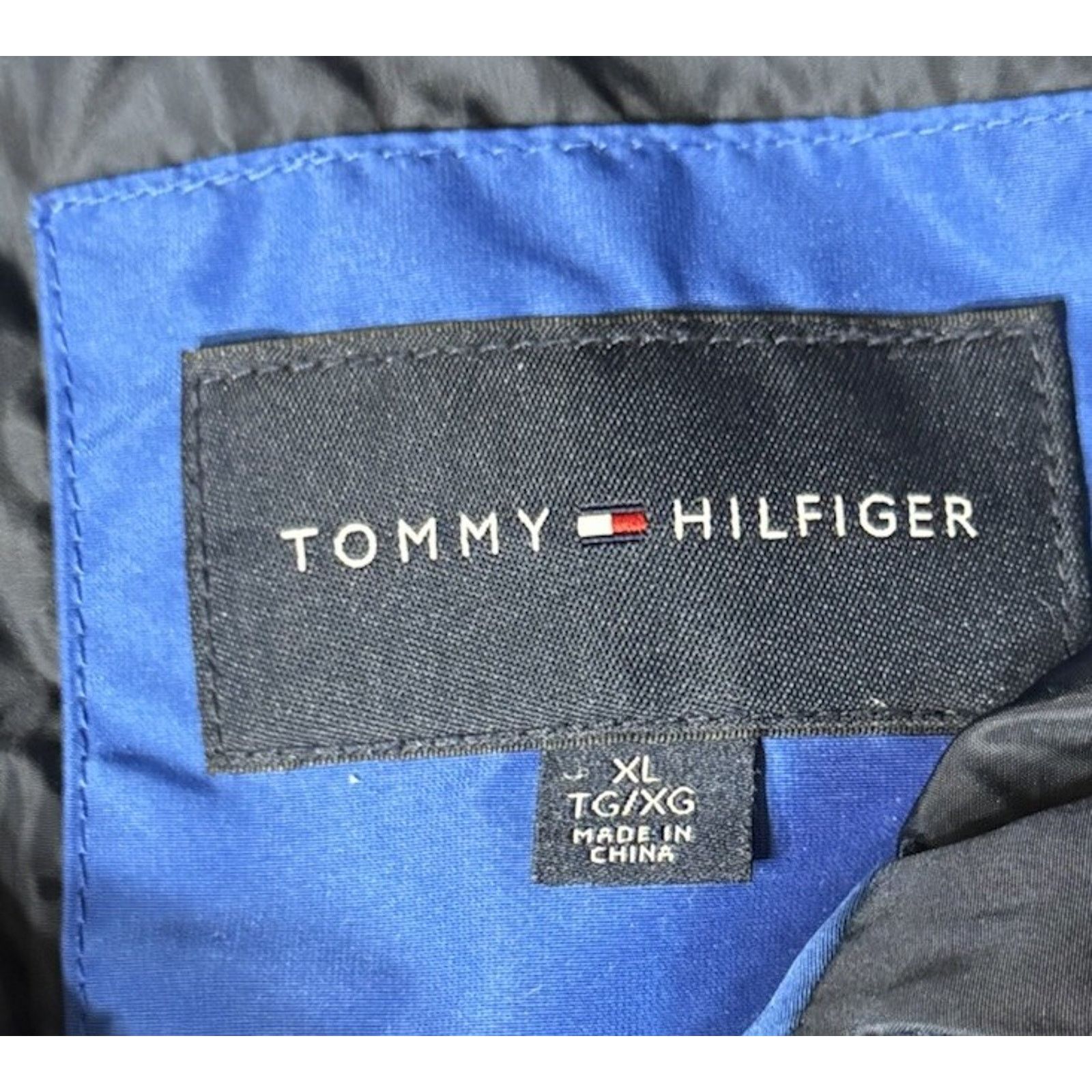 Tommy Hilfiger Tommy Hilfiger Zipped Hooded Padded Jacket Size XL Blue Size US XL / EU 56 / 4 - 4 Thumbnail