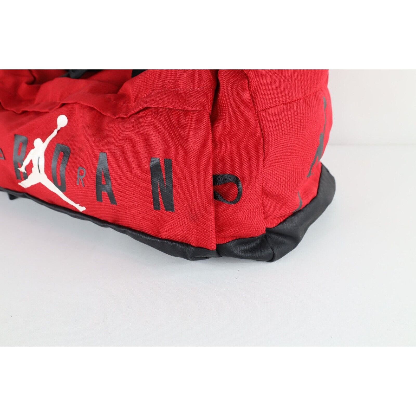 Jordan Brand × Nike Nike Air Jordan Distressed Spell Out Big Jumpman Duffel Bag Size ONE SIZE - 4 Thumbnail