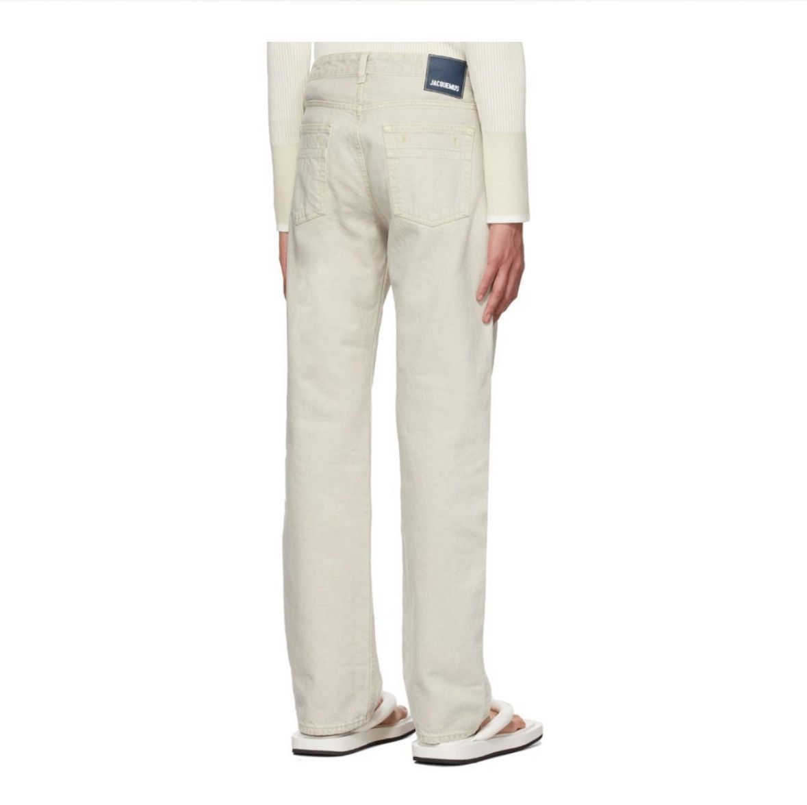 Jacquemus Jacquemus “Le Splash” Beige Jeans $295 RETAIL Size US 31 - 5 Thumbnail