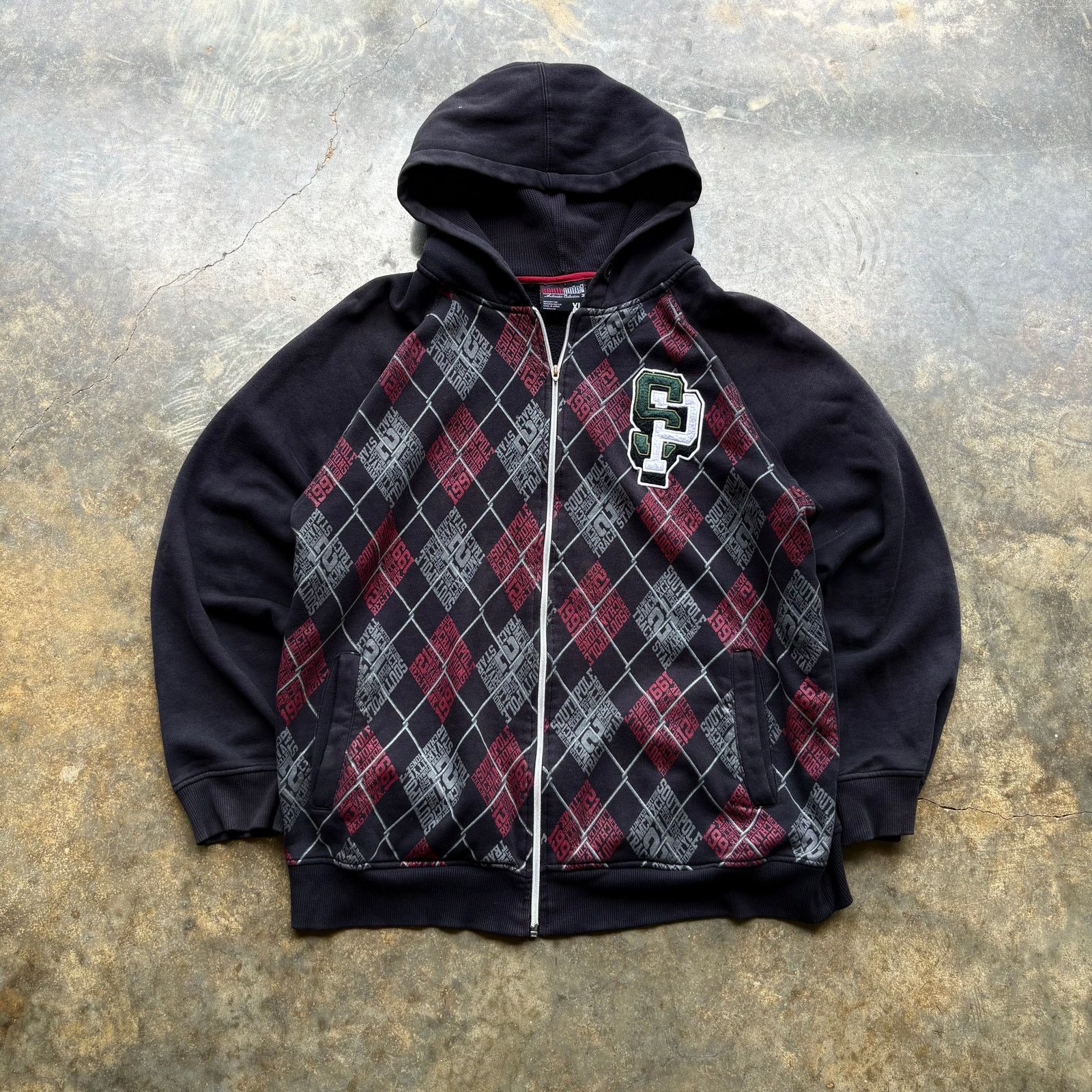 Southpole Rare Vintage Boxy Y2K Southpole Zip Up Sweatshirt Size US XL / EU 56 / 4 - 1 Thumbnail