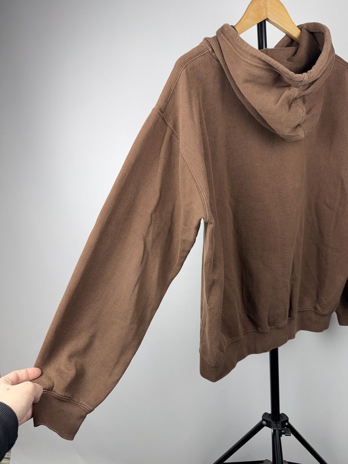 Vintage FC St Pauli Skull Hoodie Totenkopf Brown Pullover Streetwear Size US L / EU 52-54 / 3 - 10 Thumbnail