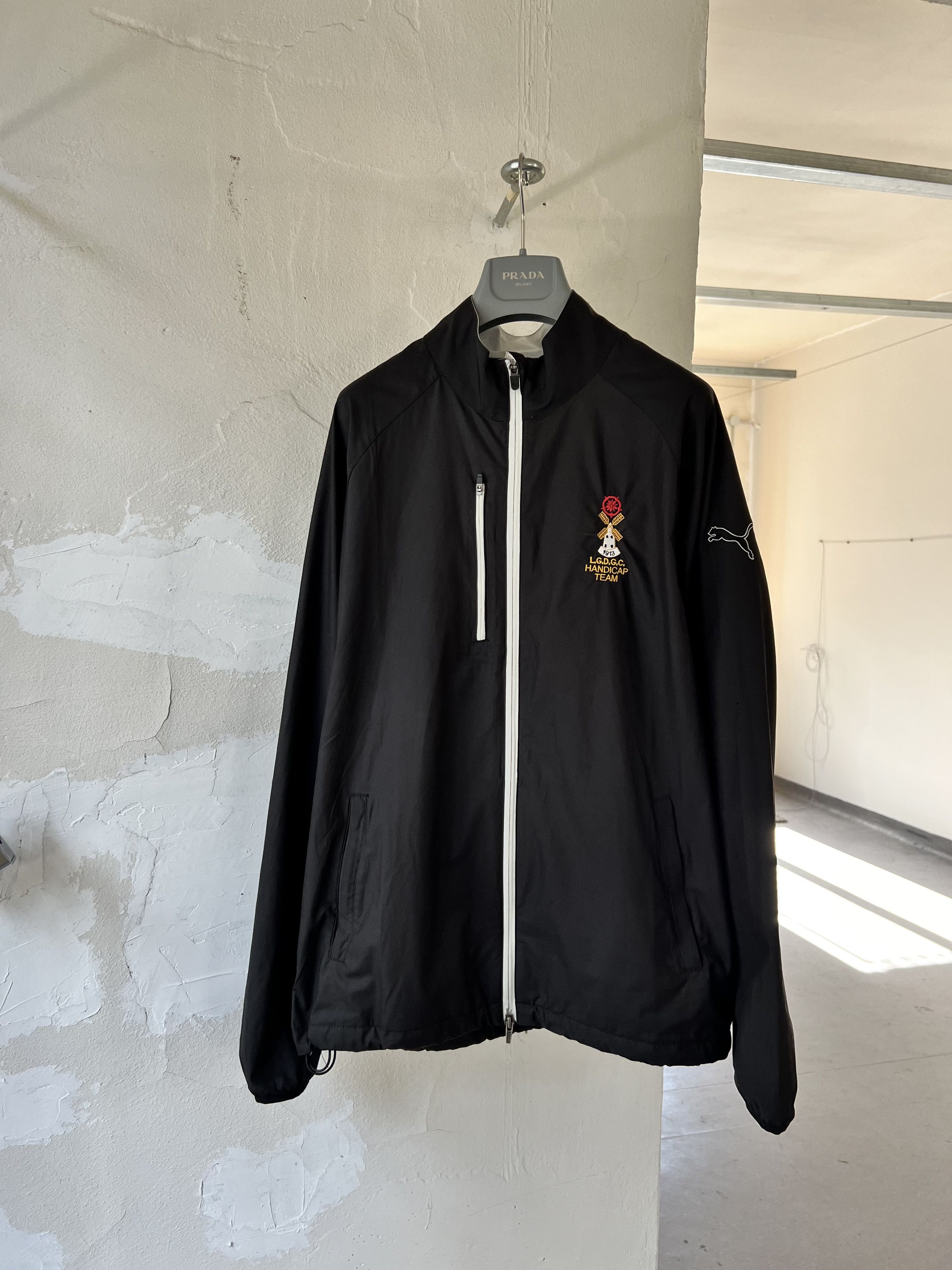 Golf Wang Puma Golf Cell Athletic Nylon Poly Vinyl Zip Sport Jacket Size US L / EU 52-54 / 3 - 1 Thumbnail
