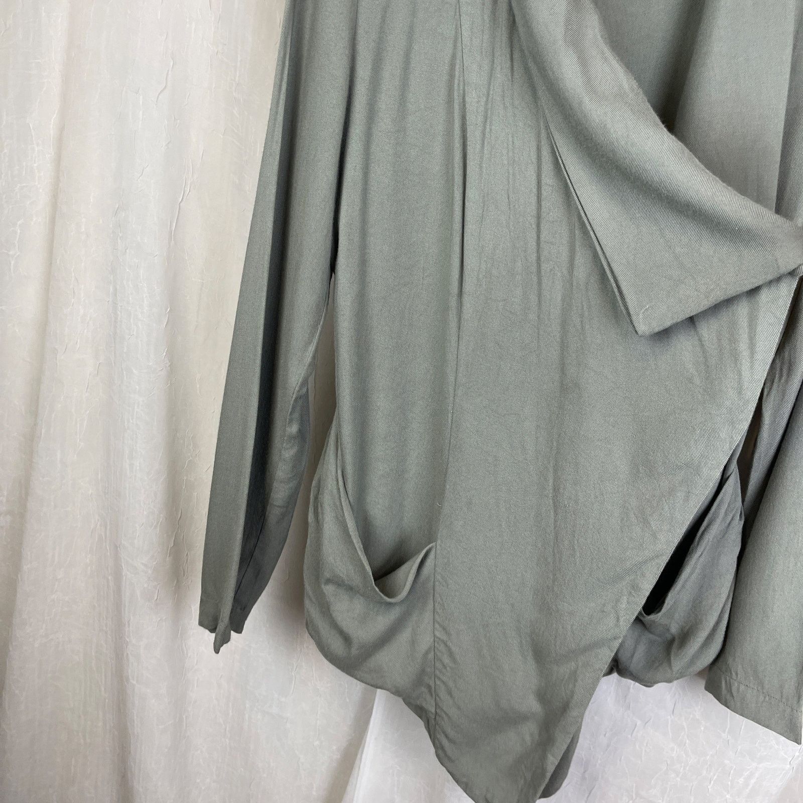 Forever 21 Forever 21 Gray Slouchy Waterfall Duster Jacket Cozy Small Size S / US 4 / IT 40 - 14 Thumbnail