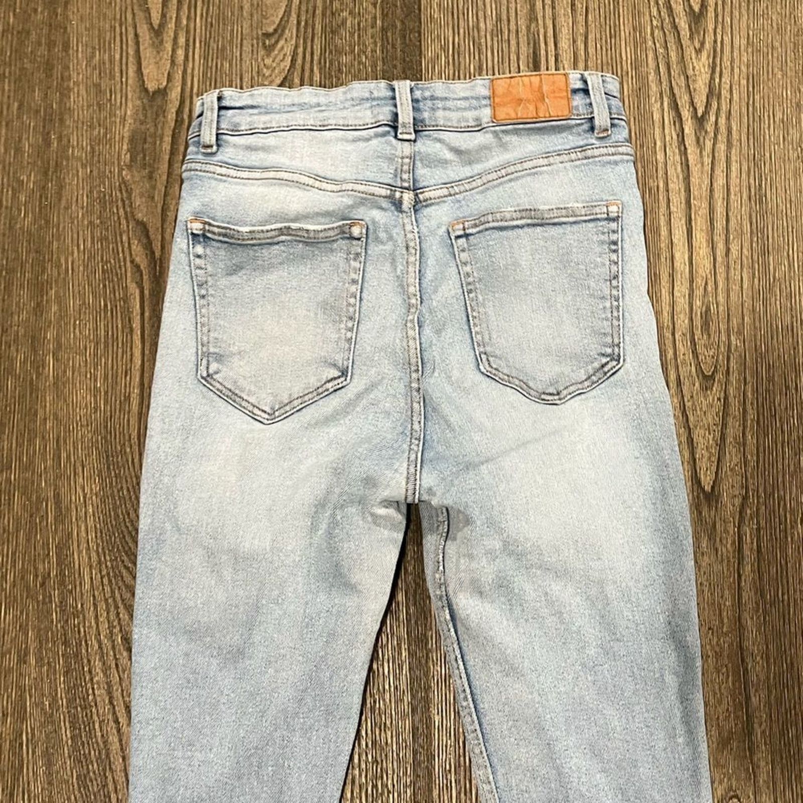 Zara Zara Womens 6 High Rise Skinny Jeans Ankle Length Size 28" / US 6 / IT 42 - 8 Thumbnail