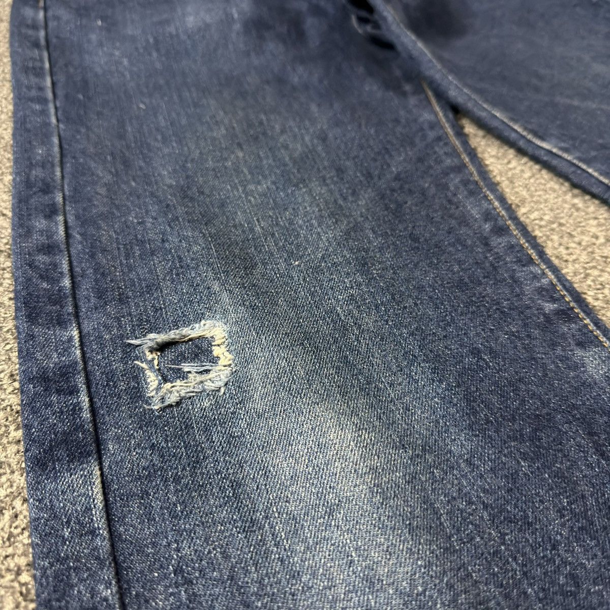 Warehouse 🔥🇯🇵 Vintage 90s Japanese Indigo Blue Warehouse Archive Jeans Size US 27 - 5 Thumbnail
