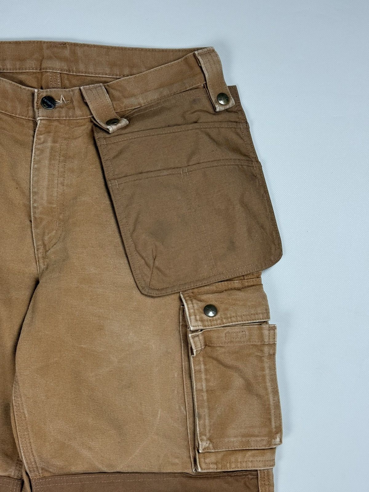 Carhartt Carhartt Canvas Workwear Double Knee Cargo Pants Trousers Size US 30 / EU 46 - 10 Thumbnail