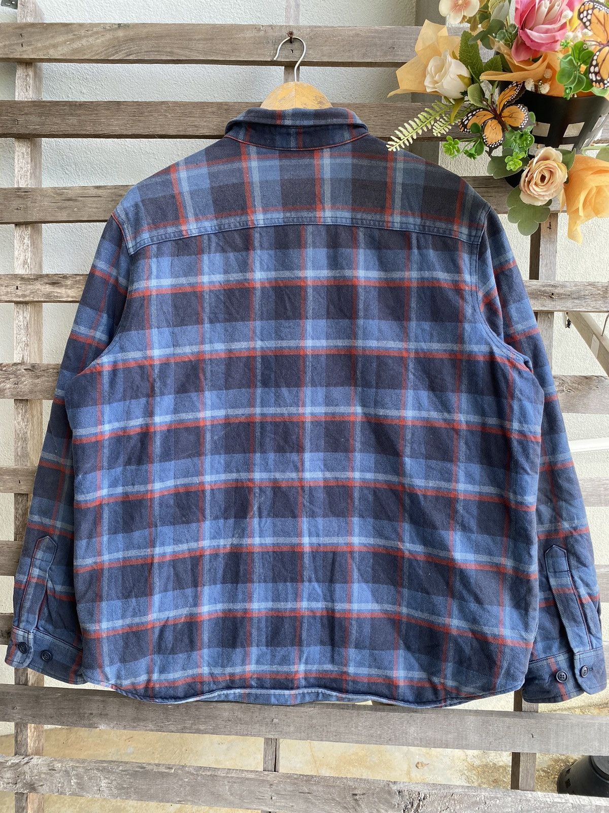 L.L. Bean Vintage Y2K L.L Bean Quilted Lined Plaid Shirt Jacket Size US XL / EU 56 / 4 - 7 Thumbnail