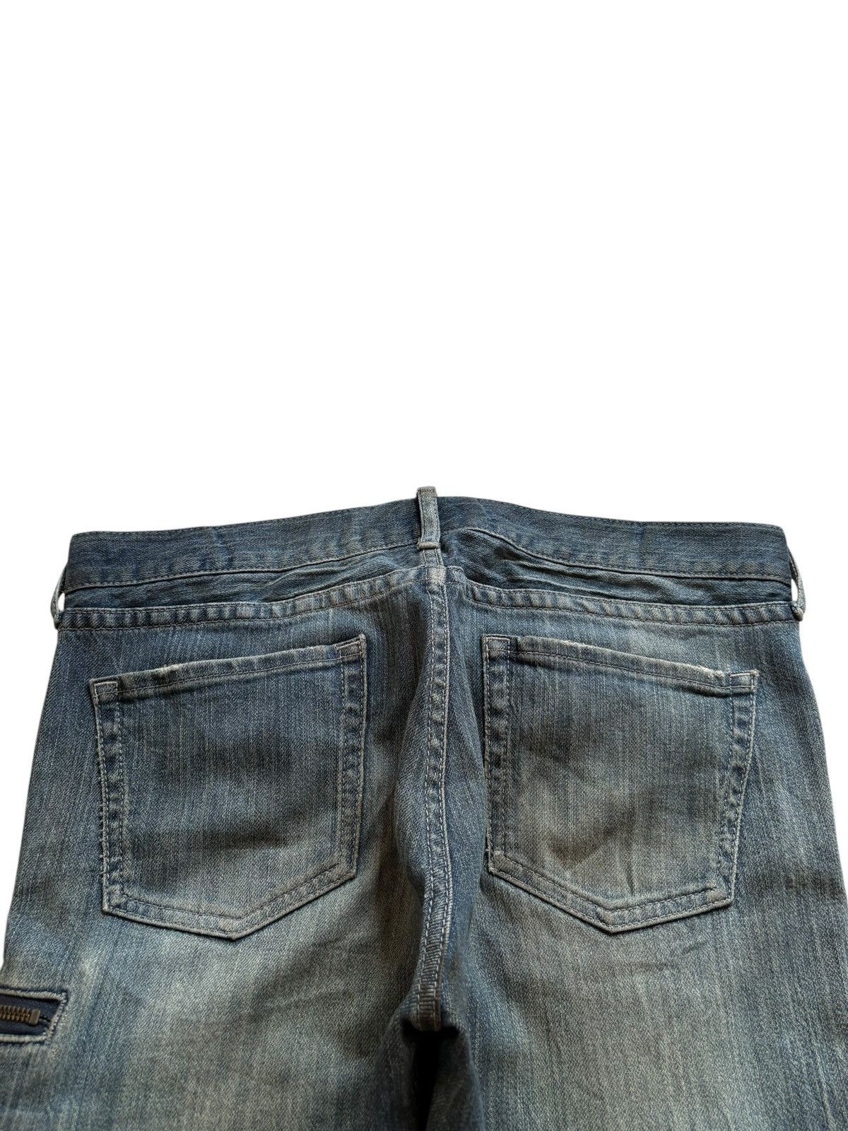 Japanese Brand Vintage Japanese Brand Tactical Mud Wash Ripped Jeans Size US 33 - 8 Thumbnail
