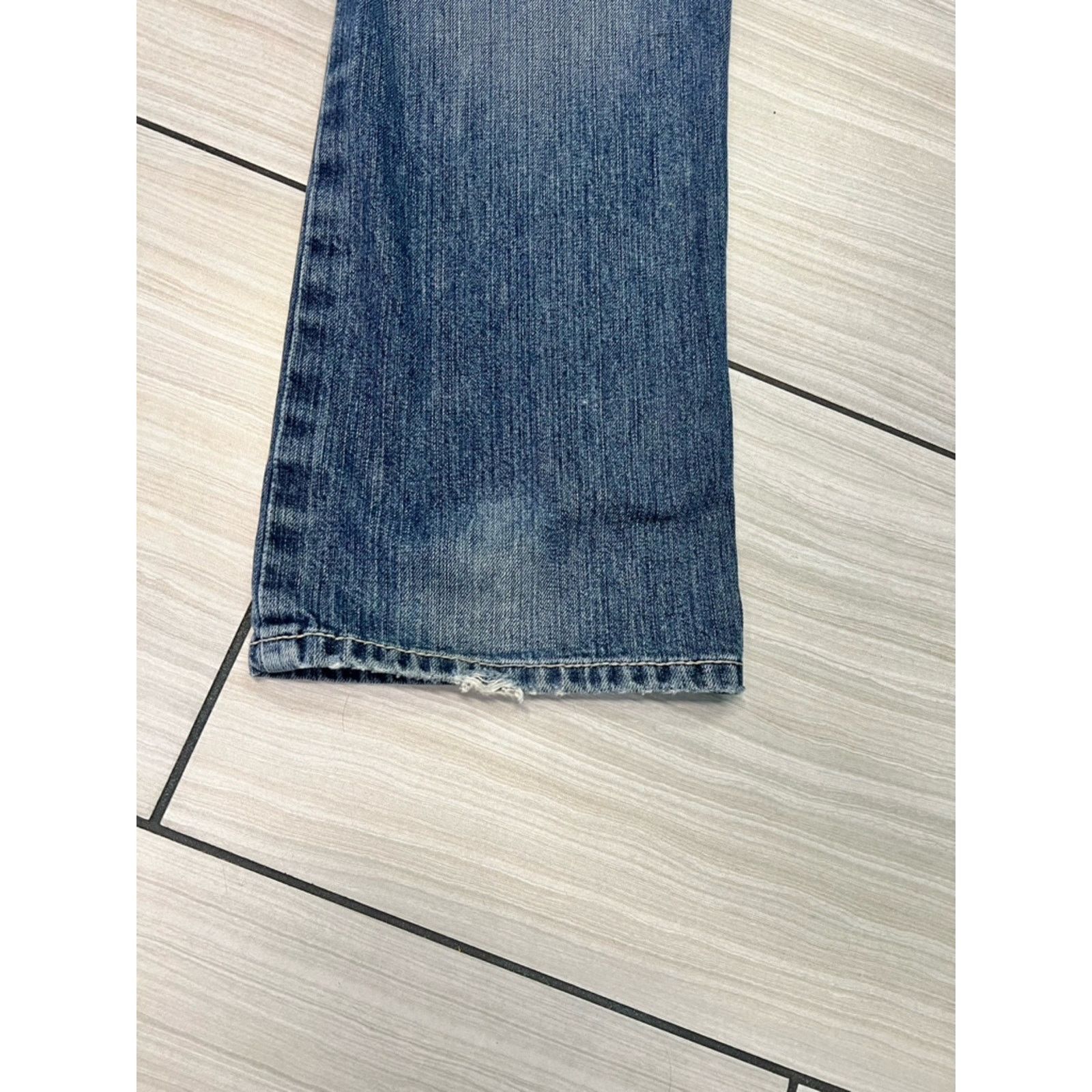 Ariat Ariat Western Bootcut Denim Distressed Jeans Size US 32 / EU 48 - 7 Thumbnail